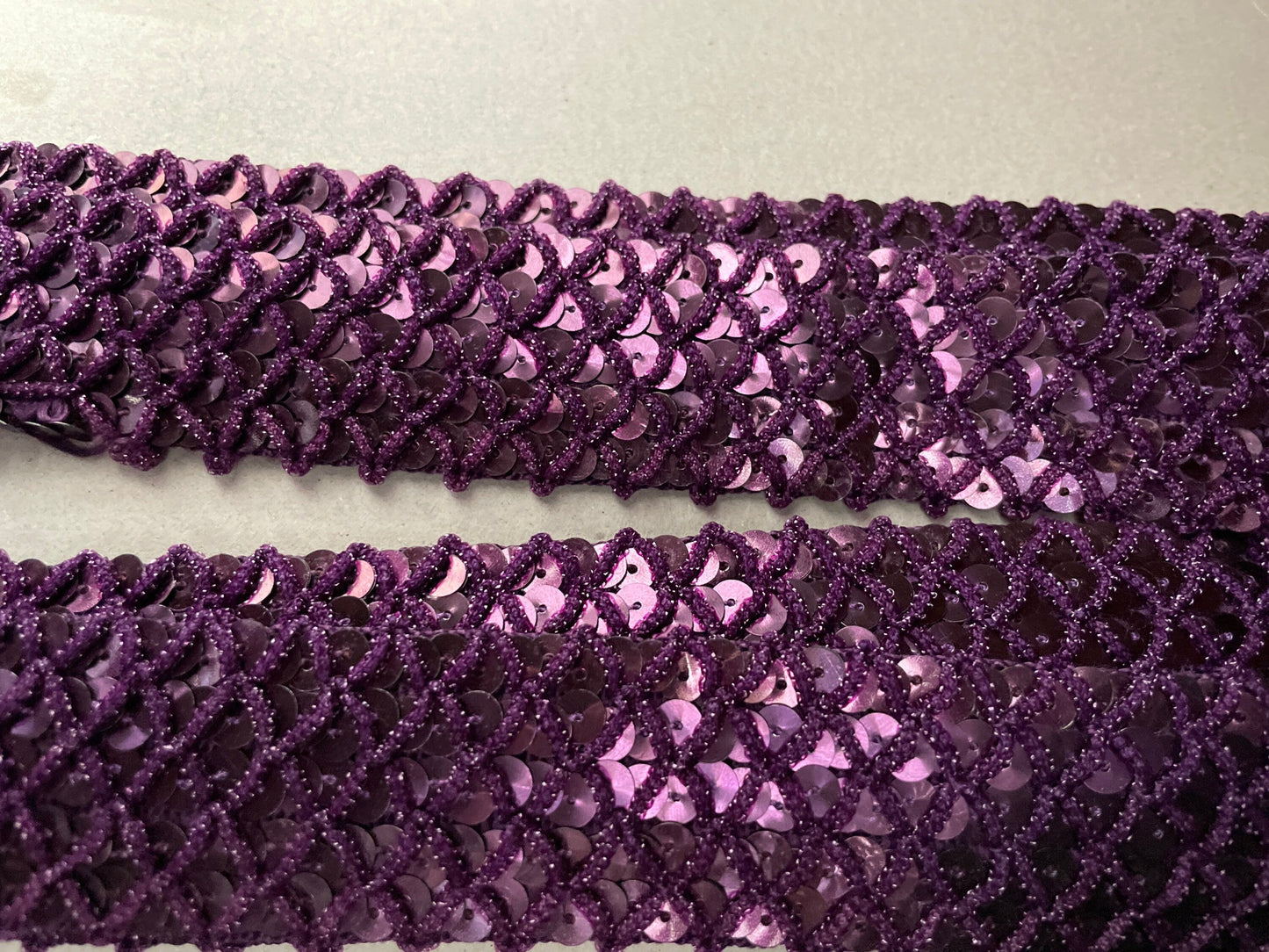 1 Mtr, Sequins & Lurex Trim 35mm rigid, sequins tape, 6 colours, lurex, sequin, lurex trim, sequins lurex