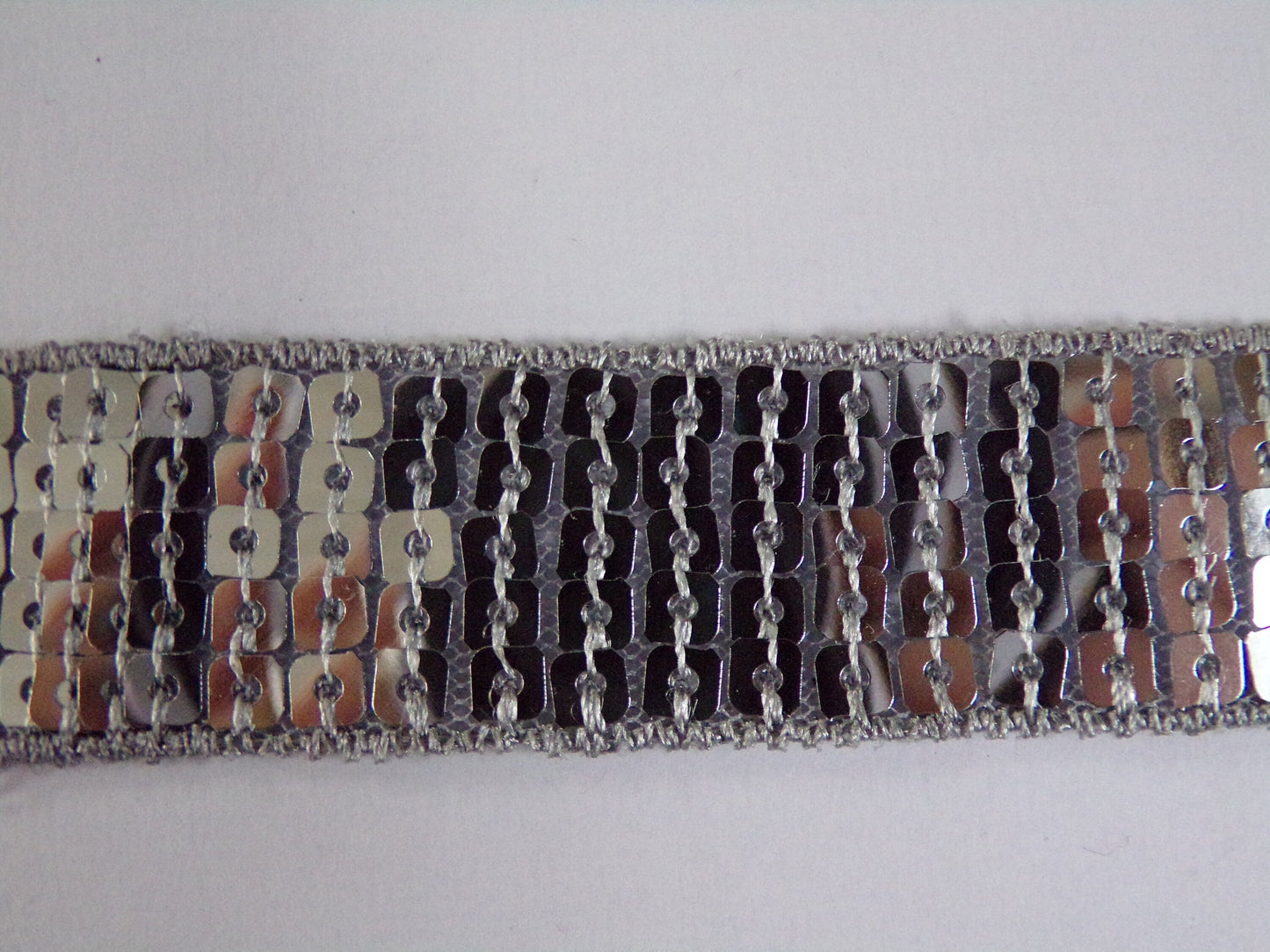 20mm Lace Trim with Sequins, Sequins Lace Trim, Sequins Tape, , Tape, sequins lace