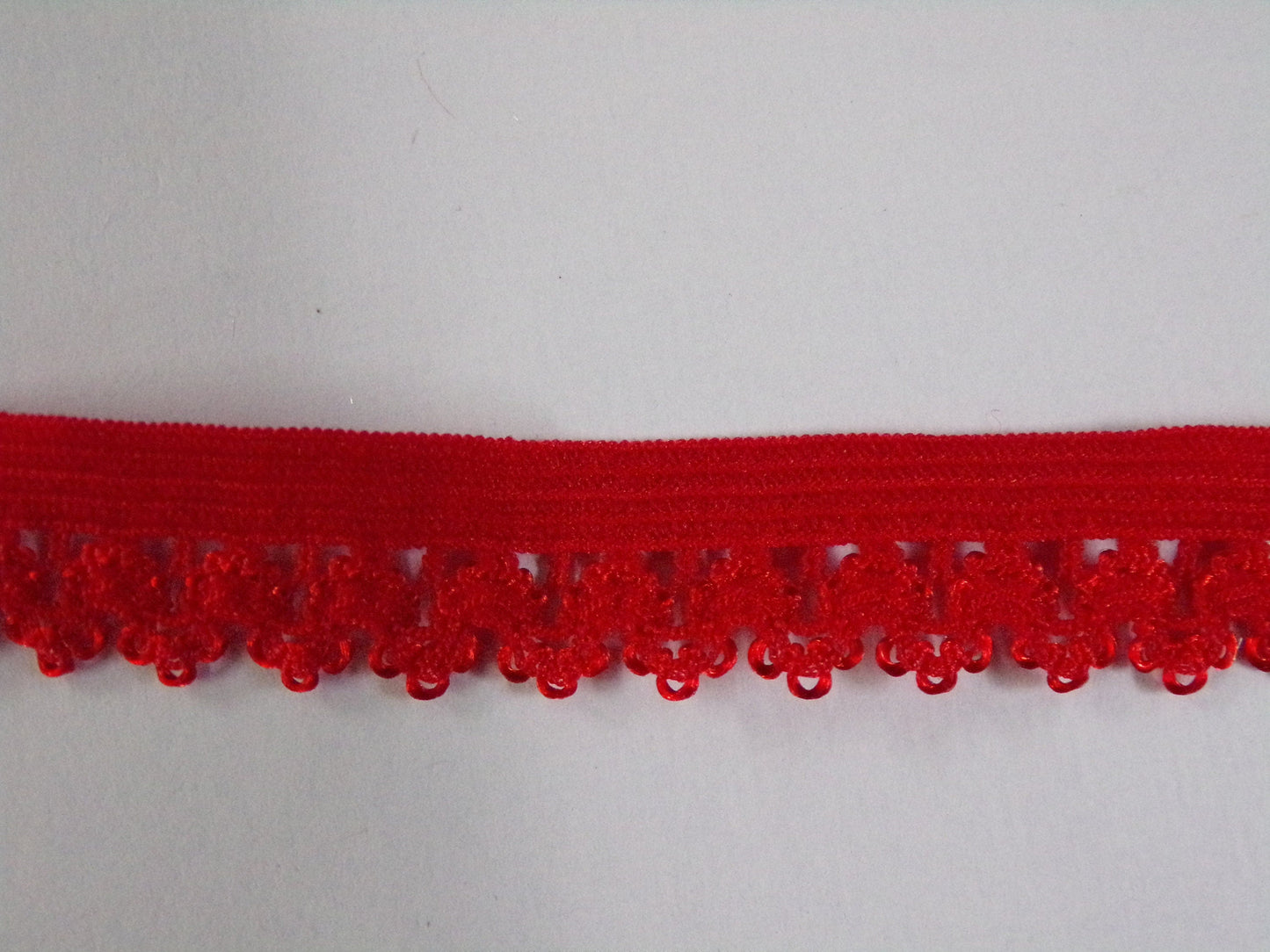 12mm, Lingerie Elastic, Decorative Edging Lingerie, Elasticated Lace Trim for Underwear, knicker elastic, ric Rac elastic, picot elastic