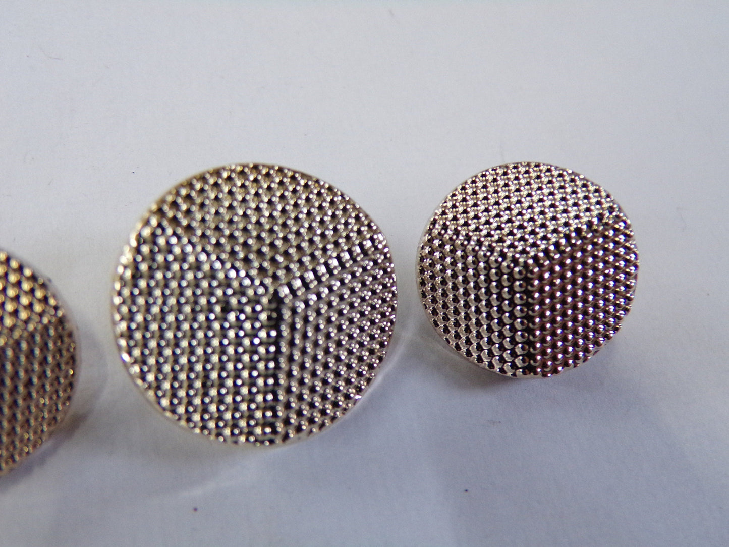 6pcs, Gold Buttons with 3D Effect, Shank Buttons 18mm(28L) 21mm (34L) Sewing Buttons, gold buttons, shank buttons, fashion buttons