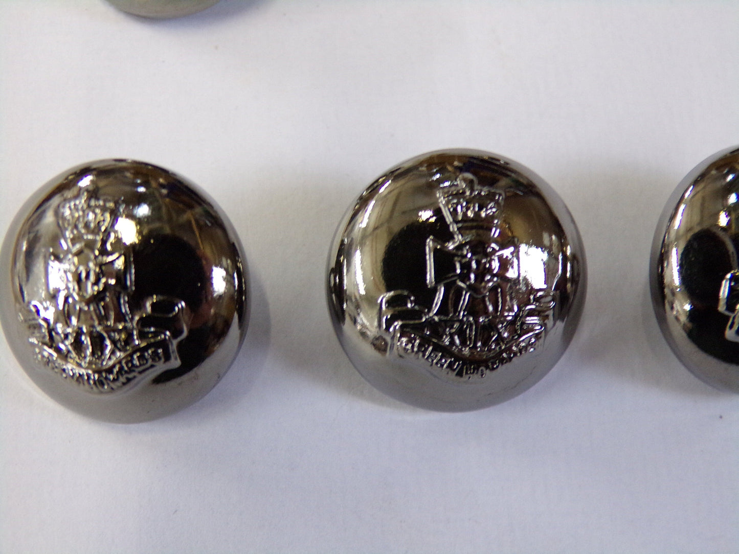 21mm Vintage Style Military Buttons, Gunmetal Buttons, Shank Buttons, Army Buttons, Coat Buttons, Sewing, Craft, military buttons