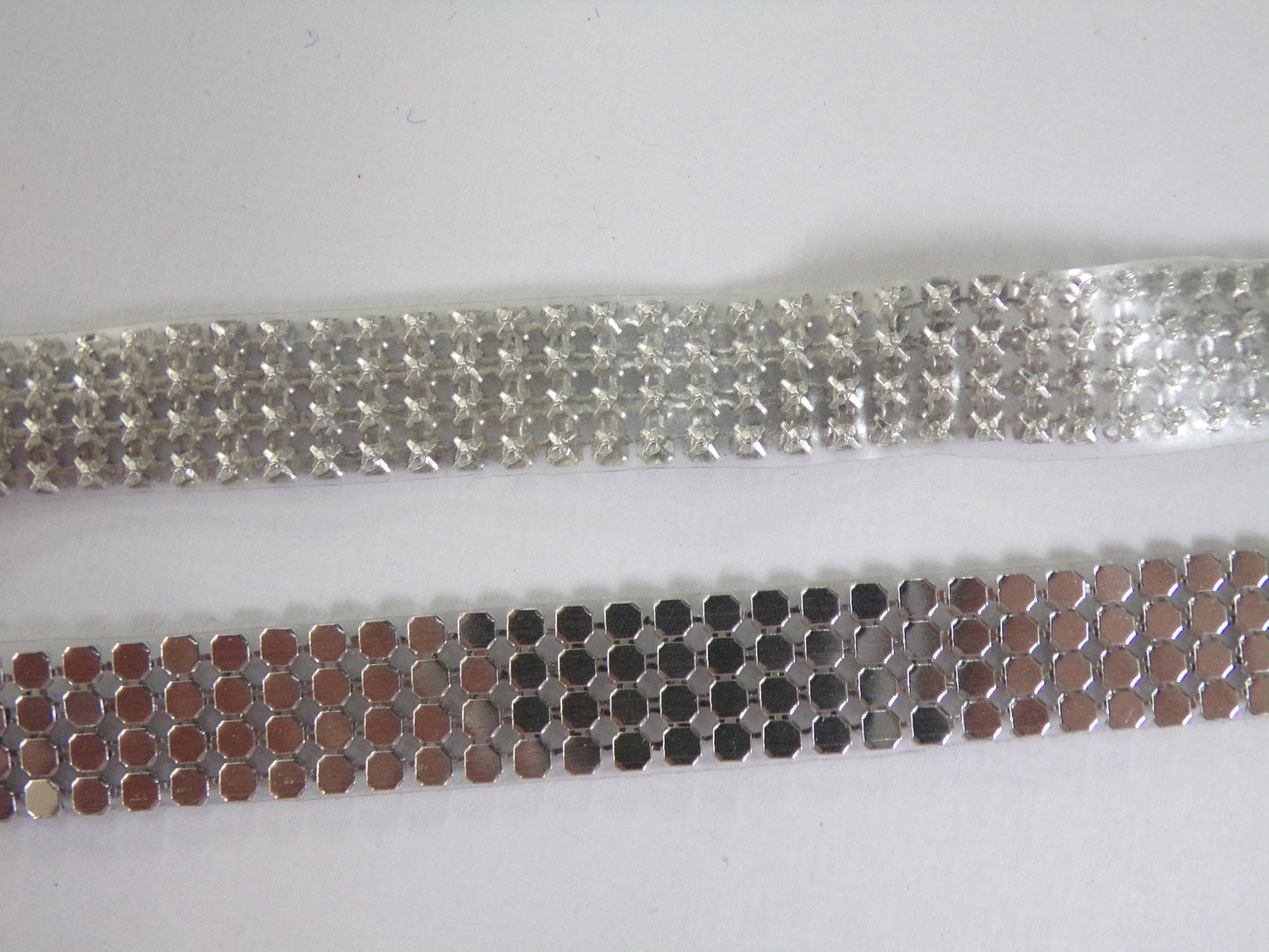 11mm, Silver chainmail Trim, chainmail, Iron on Trim, Decor, Sewing, Craft, chainmail iron on, stud trim