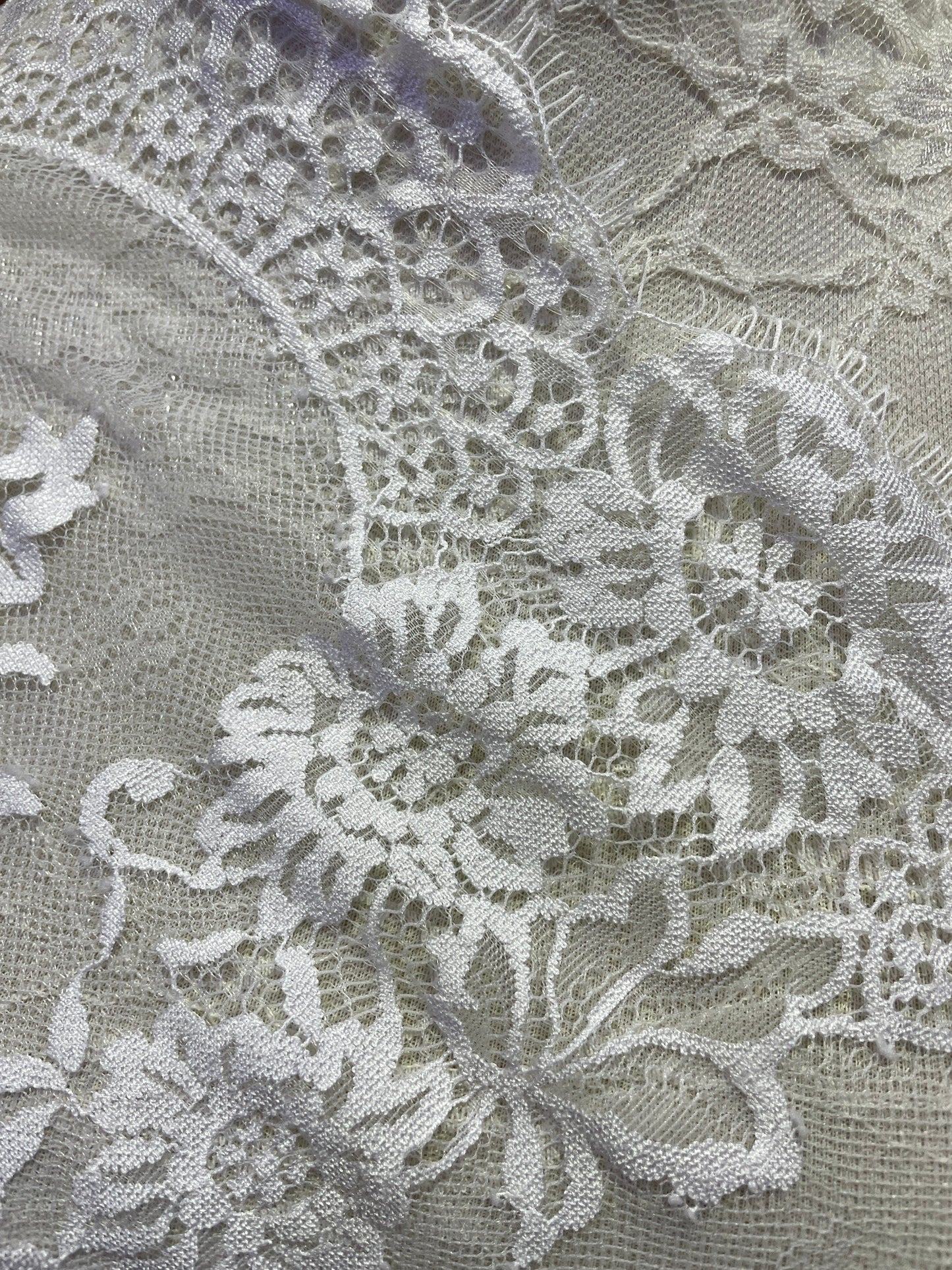 32cm Black or Ivory Delicate Black Eyelash Lace Trim, French Lace, Lace, Sewing, Craft, fashion lace, eyelash lace