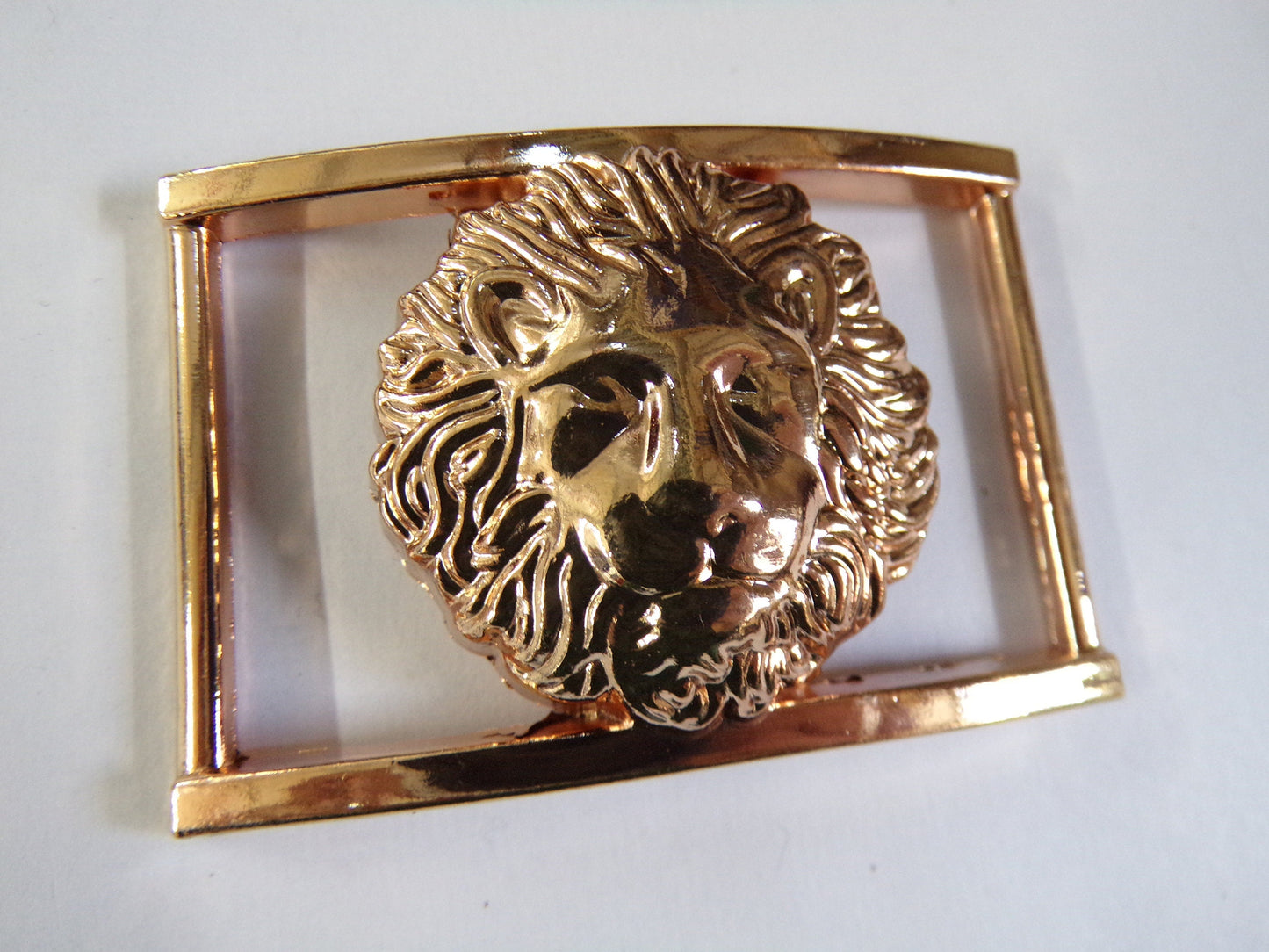Gold tone Lion Buckle, 6.5*4.5cm Belt Buckle, Sewing, Craft, lion buckle, couture buckle, swimwear