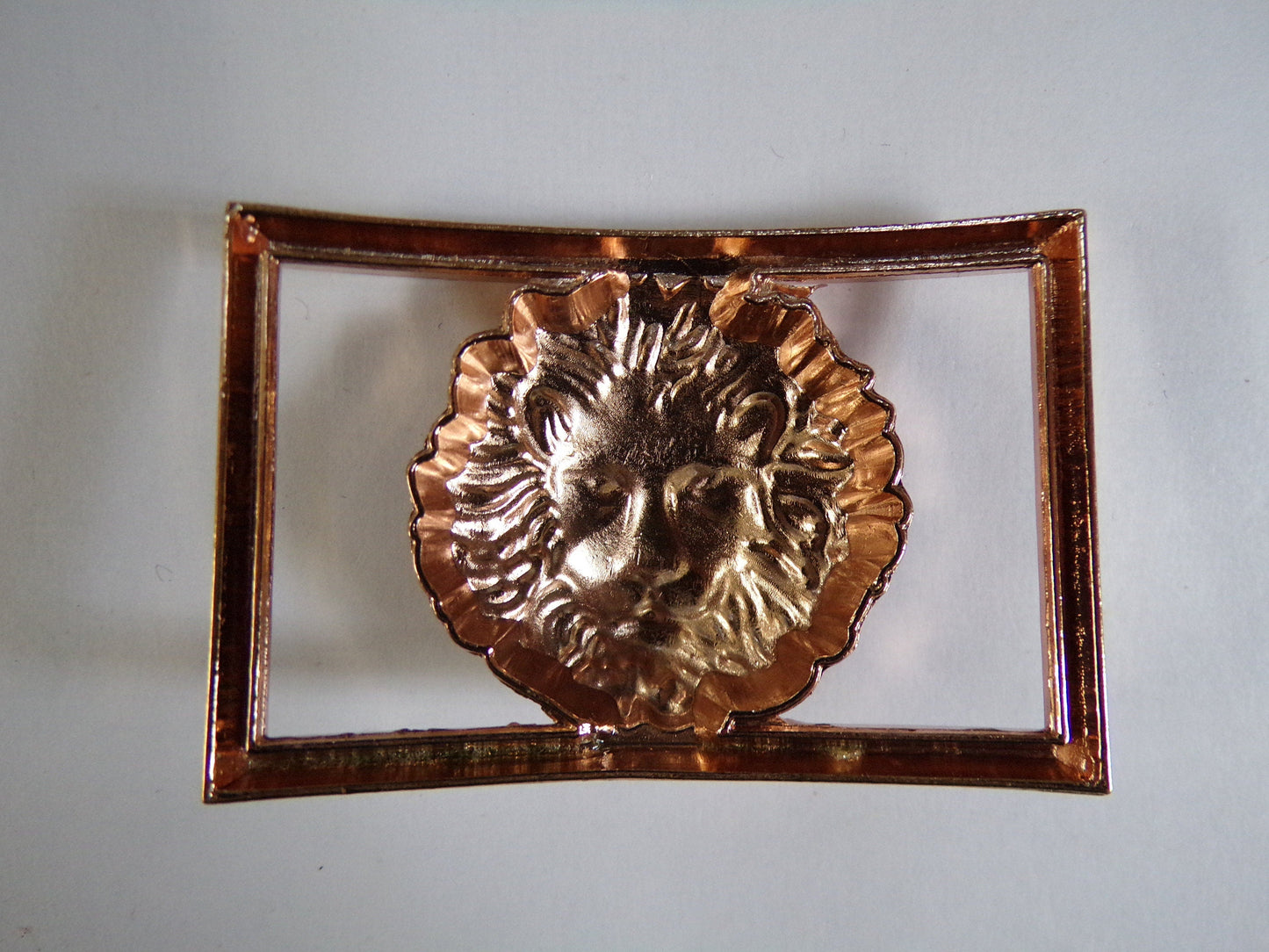 Gold tone Lion Buckle, 6.5*4.5cm Belt Buckle, Sewing, Craft, lion buckle, couture buckle, swimwear