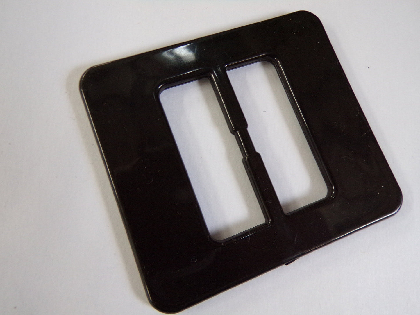 Black Buckle, 2" Slider Buckle, Belt Buckle, 40mm bar, Sewing, Craft, fashion buckle, shiny buckle