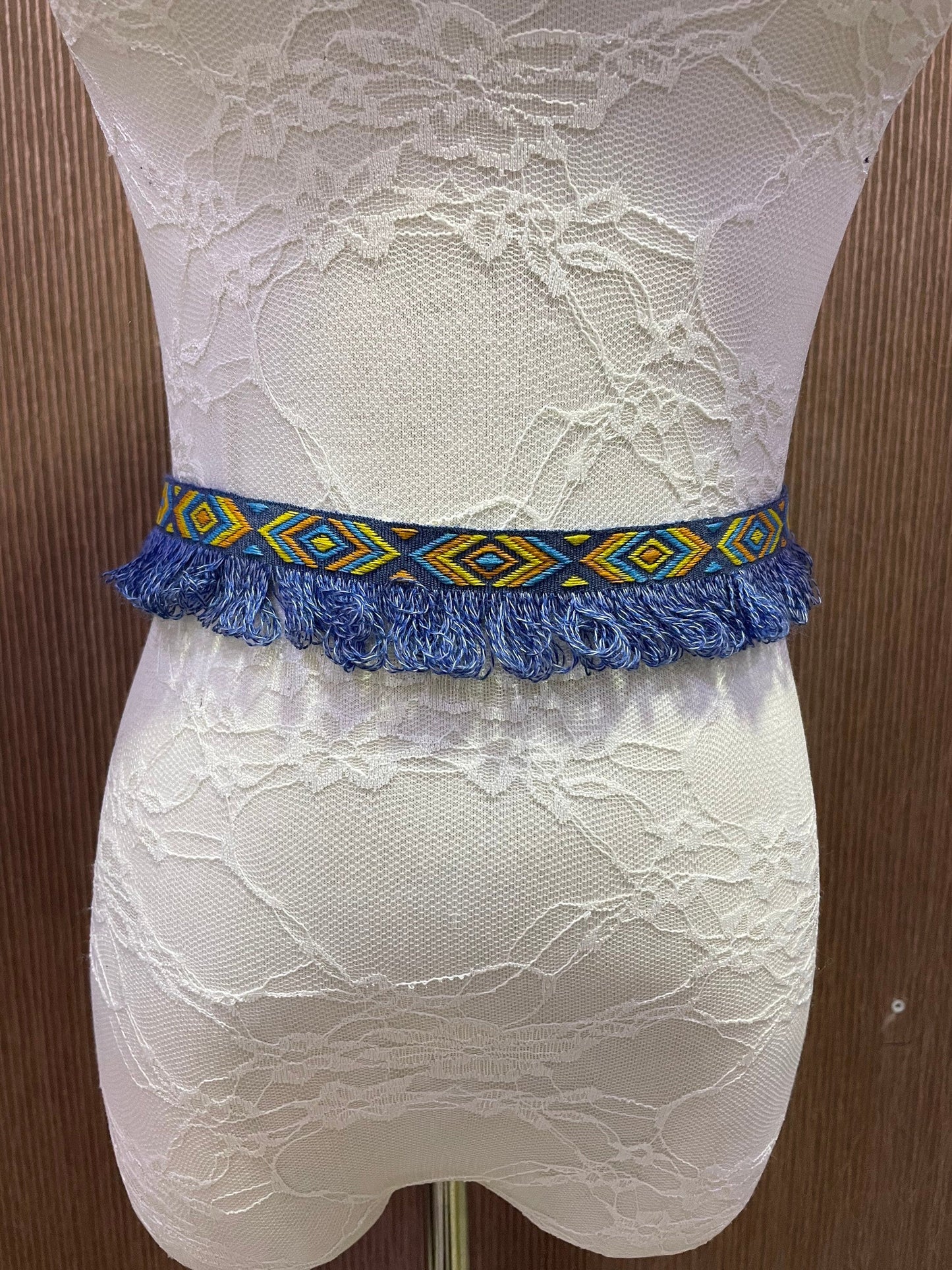2 cols. Aztec fringe, fringe, Aztec trim, fringe trim, fringing, boho, festival trim, boho trim.
