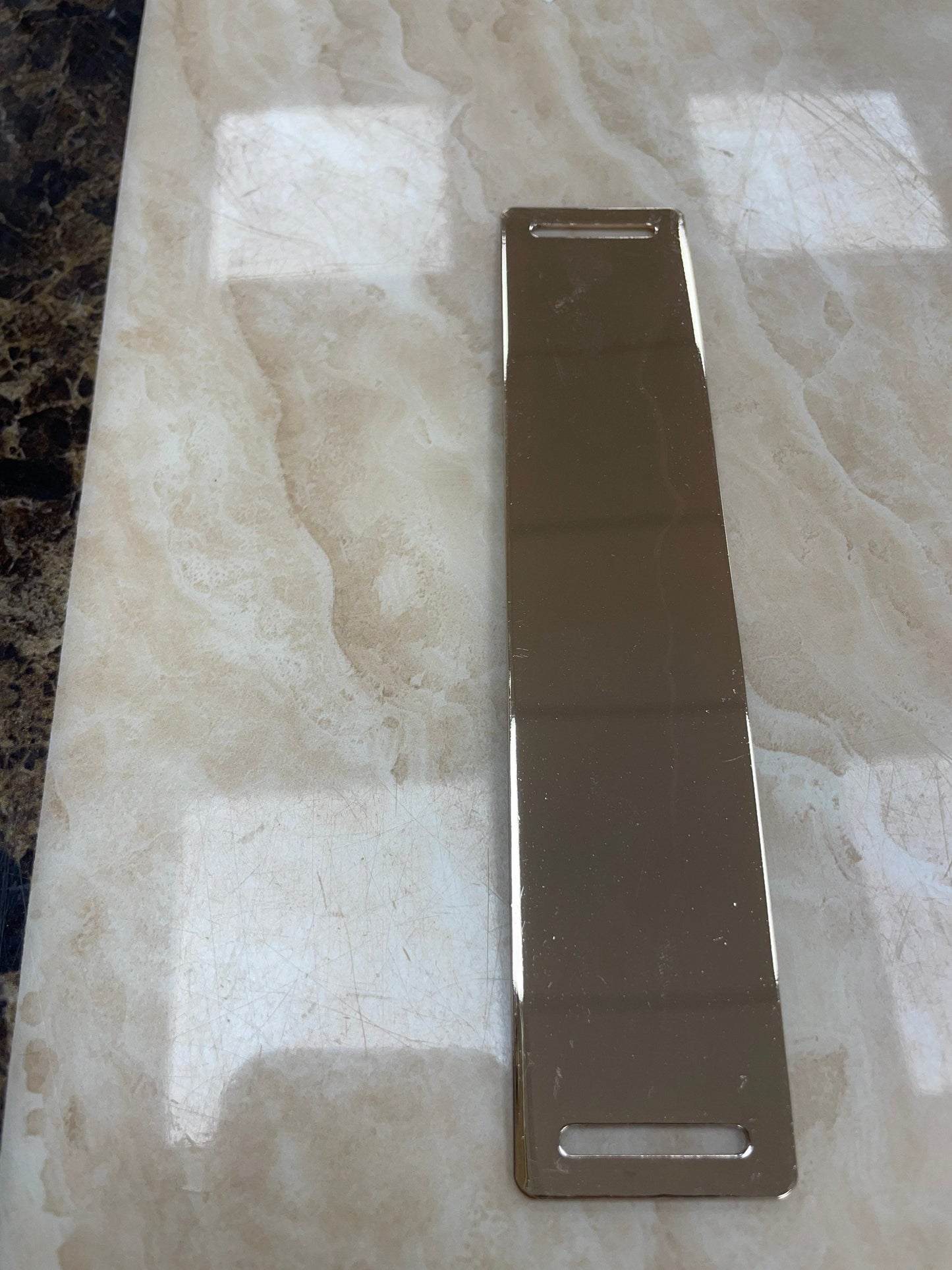 Gold bar, gold buckle, mirror buckle, couture buckle