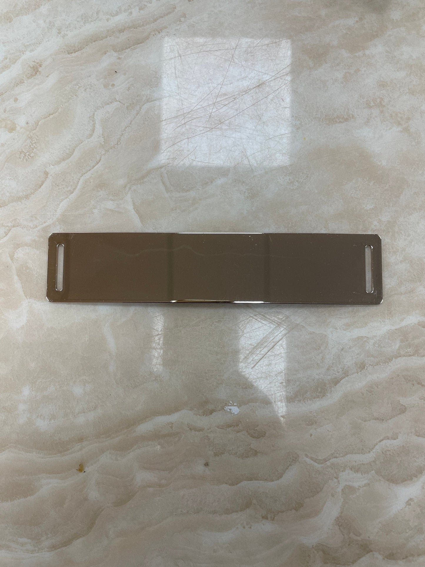Gold bar, gold buckle, mirror buckle, couture buckle