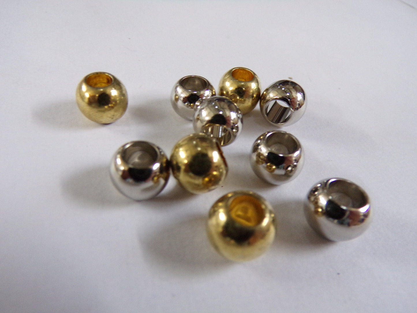 10mm Round acrylic Beads, Macrame beads, Jewel beads, Cord stopper, large hole beads, Jewellery, Craft, beads, colour beads
