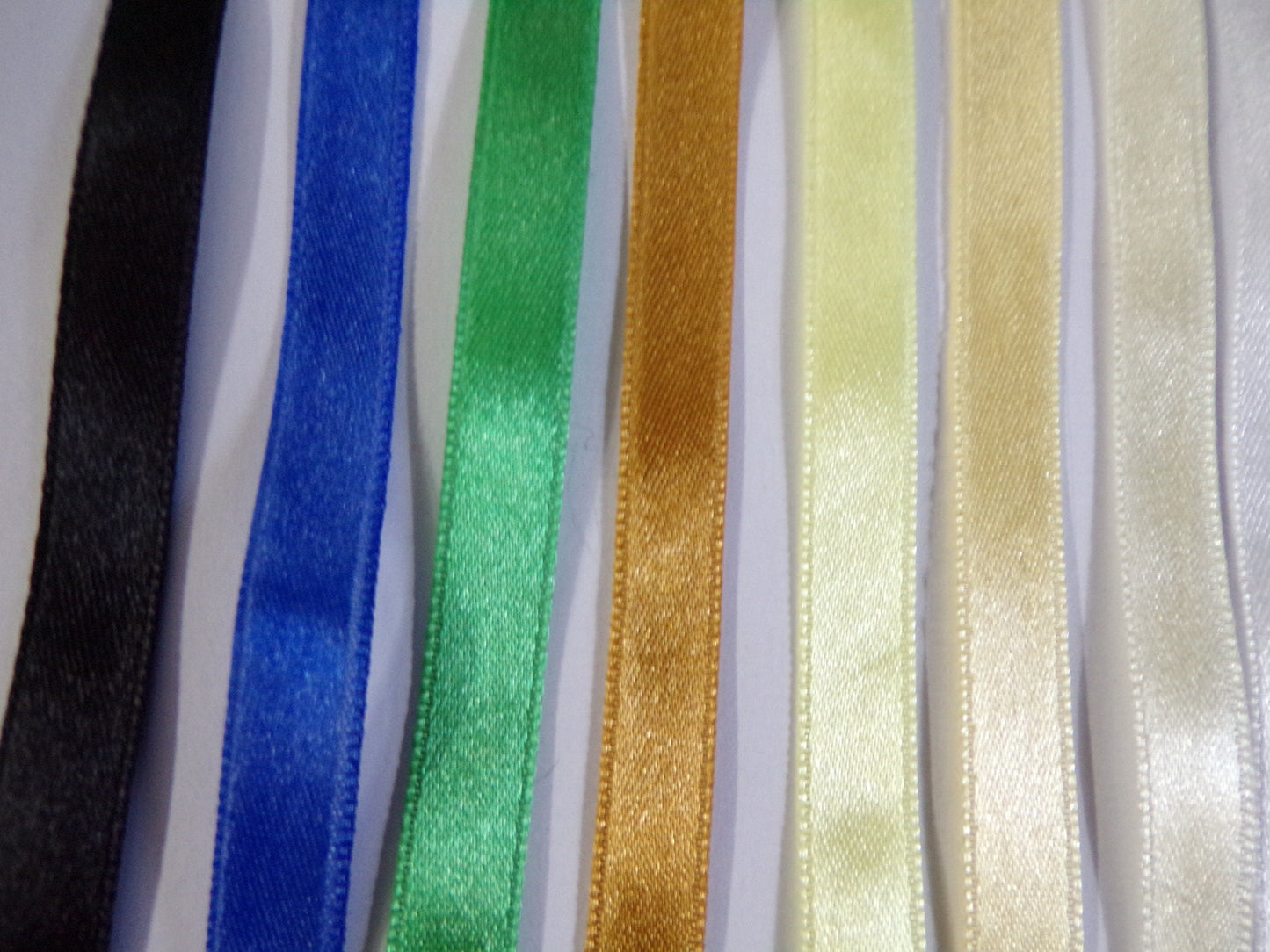 10mm Satin Ribbon, Double Side Satin Ribbon 14 colours, Double Faced Satin Ribbon, nylon ribbon
