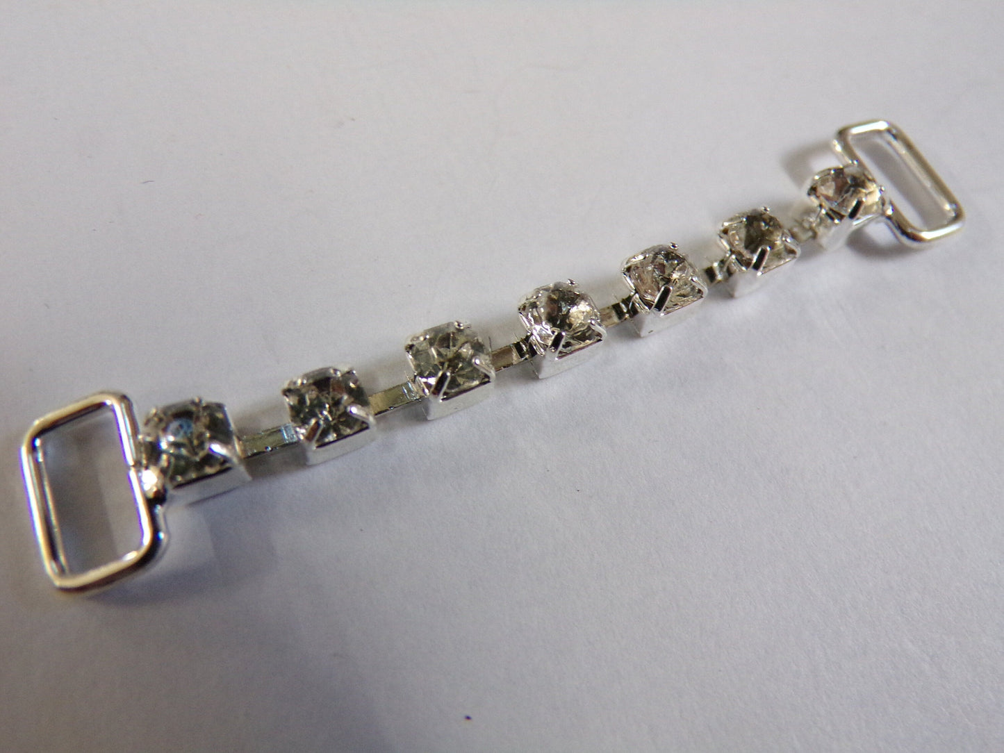 Diamante Buckle, Rhinestone Buckle, Perfect for Clothing, Lingerie, Swimwear, Wedding decor, Sewing, Craft, Silver or Gold