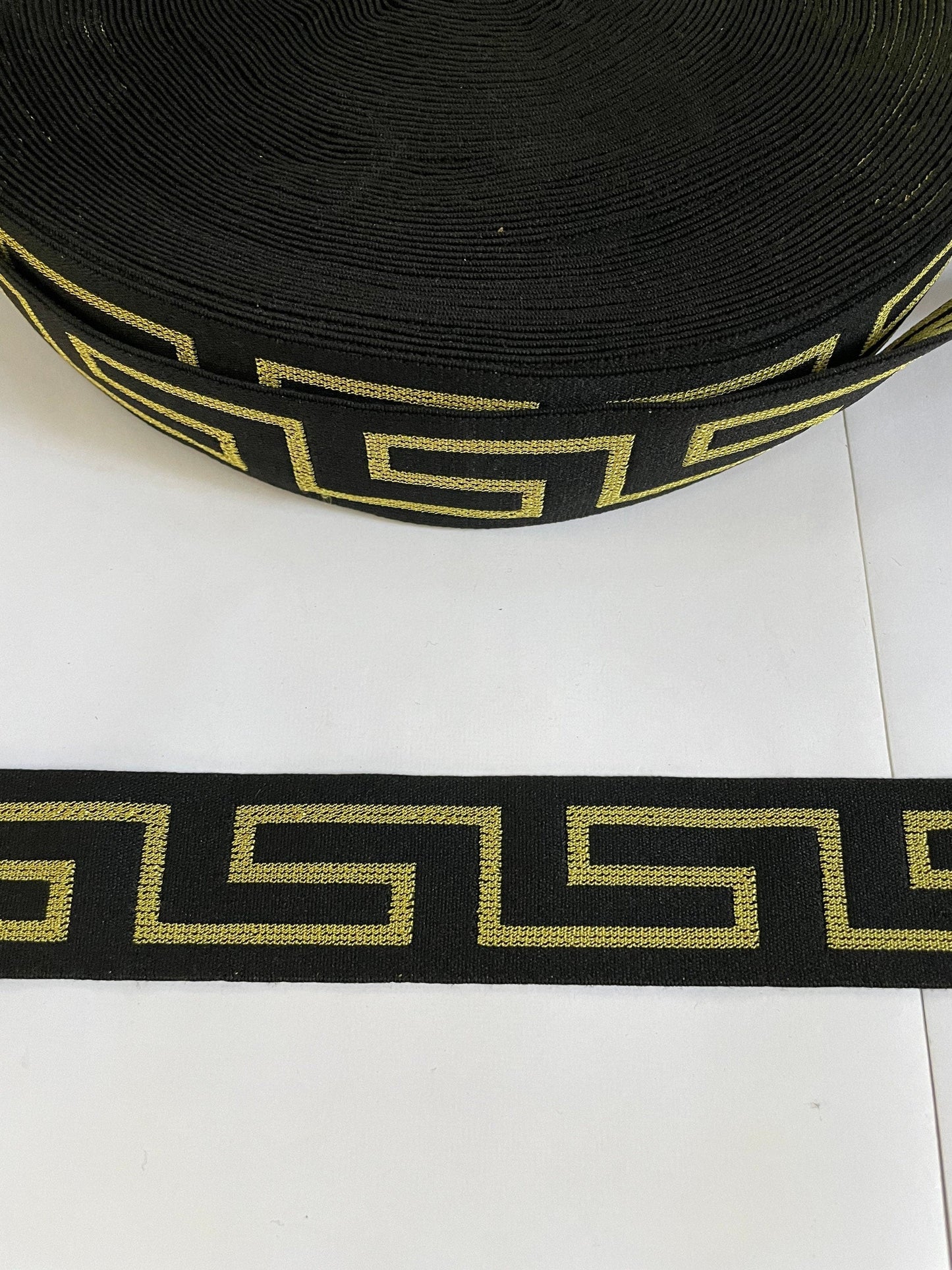40mm elastic, Aztec elastic, zig zag elastic, 4cm elastic