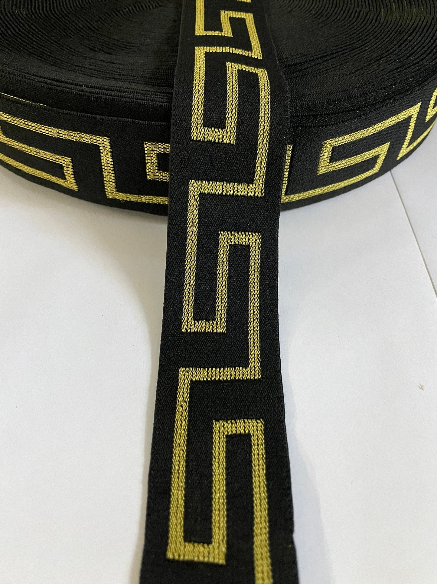40mm elastic, Aztec elastic, zig zag elastic, 4cm elastic