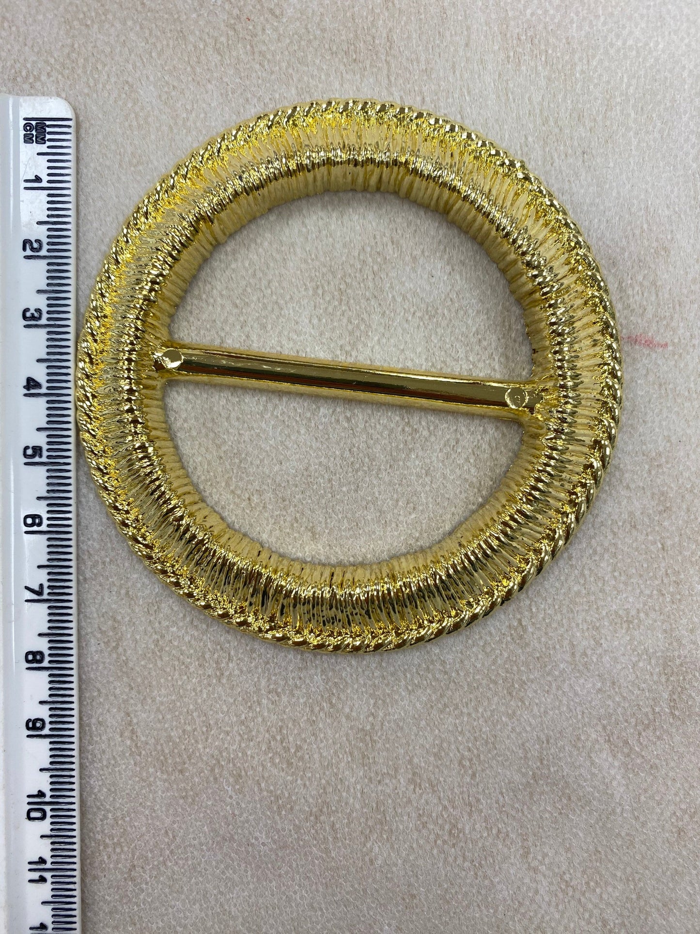 8cm Buckle, Gold Plastic Buckle, Dress Buckle