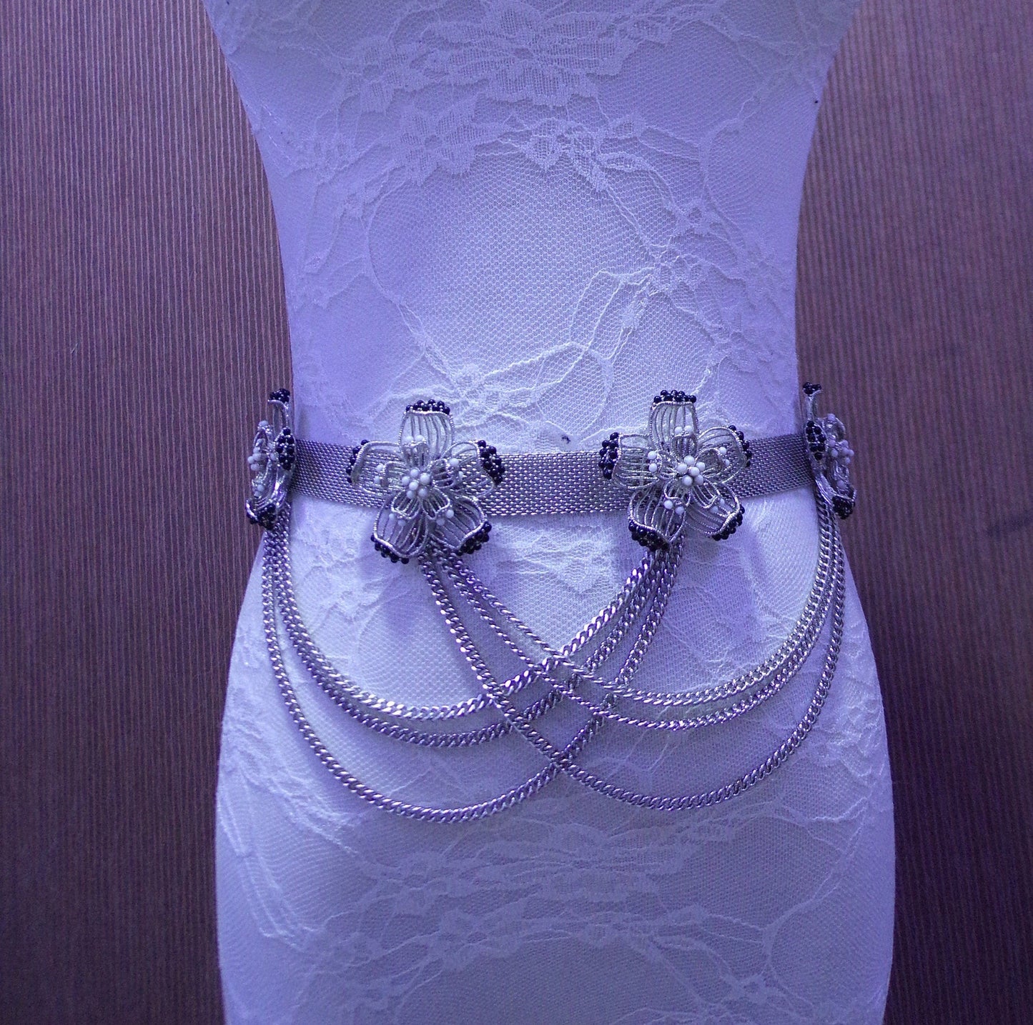 Body Jewellery Belt, Body Chain, Chain Jewellery, Silver Chain, Decor, Craft, Chain trim, belt, fashion belt