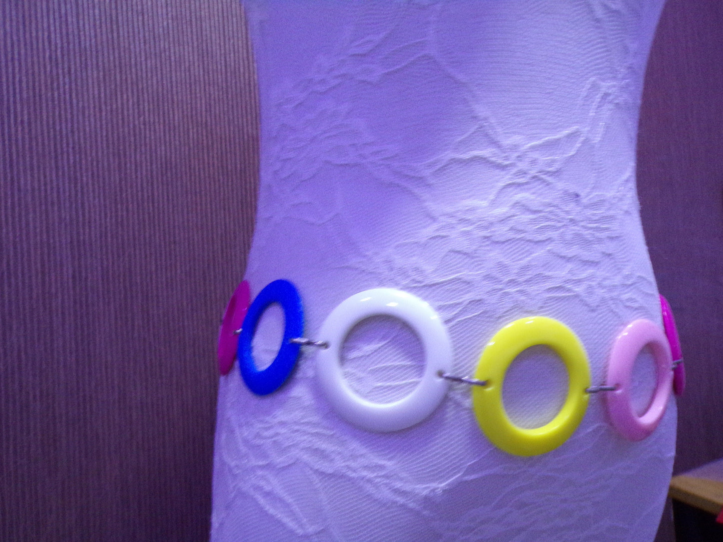 Coloured Body Jewellery Belt, Body Chain Jewellery, Silver Chain, Decor, Craft, Chain trim