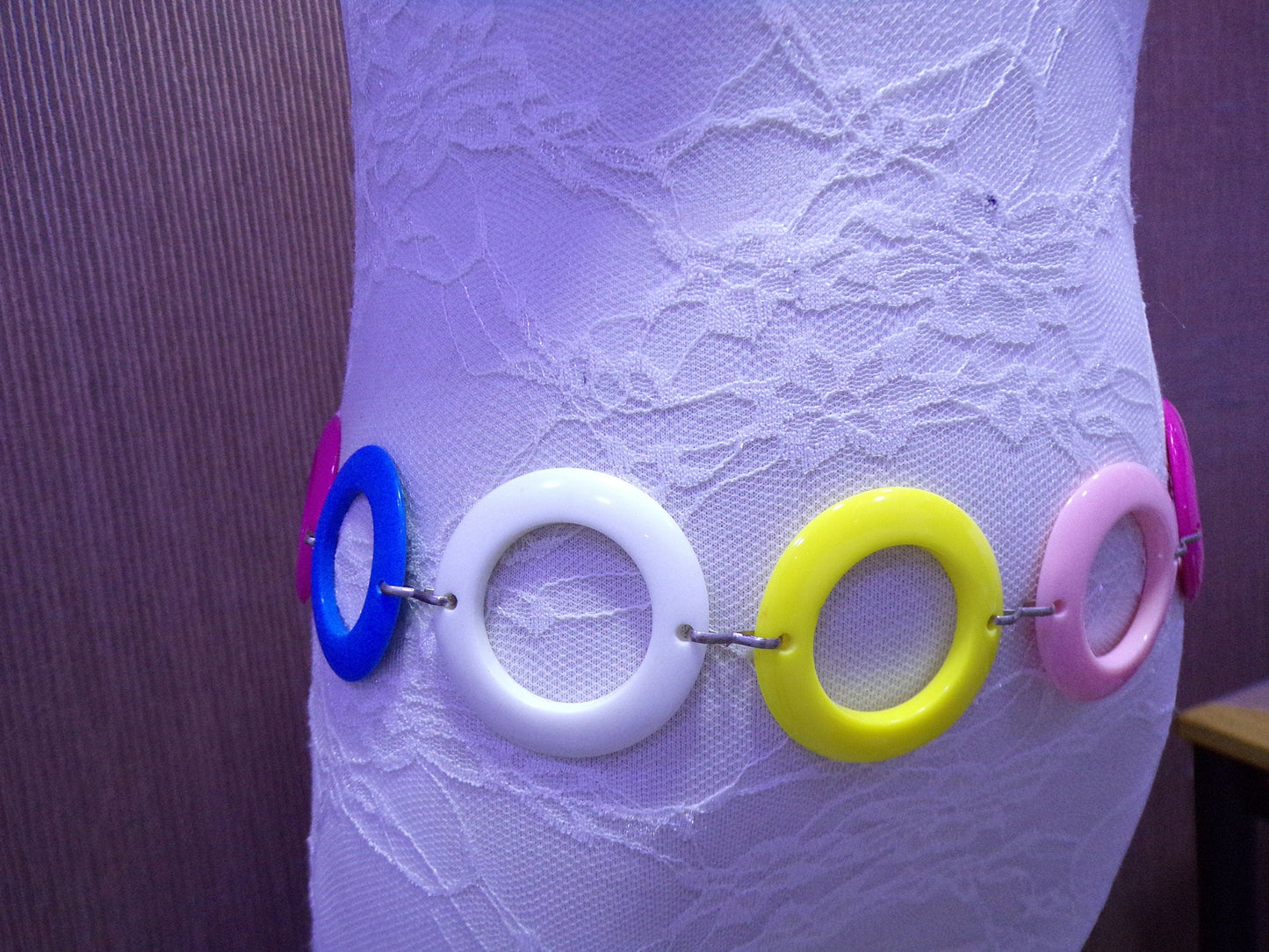 Coloured Body Jewellery Belt, Body Chain Jewellery, Silver Chain, Decor, Craft, Chain trim