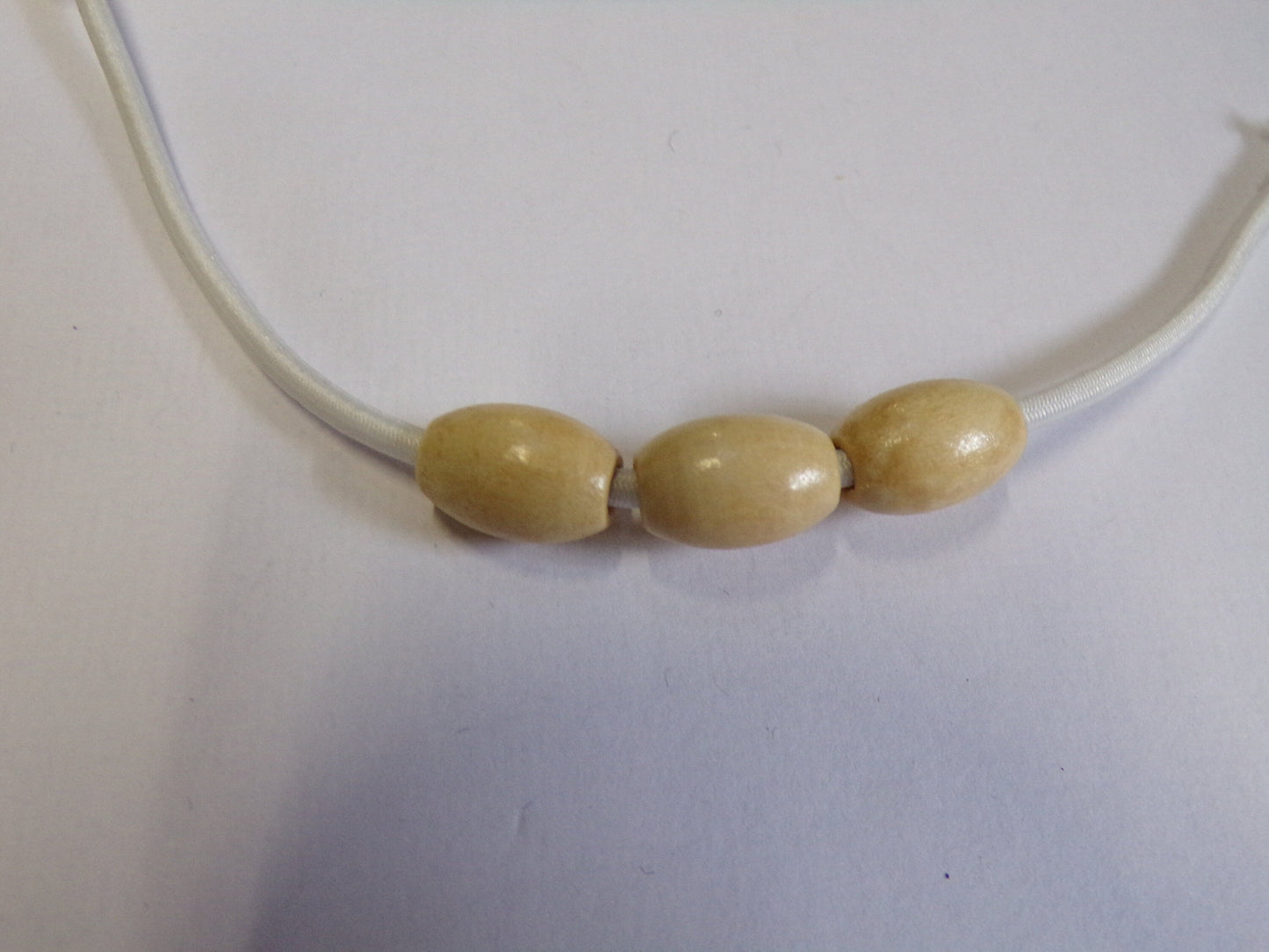 12mm Oval Wood Beads, Natural beads, Macrame beads, Jewel beads, Cord stopper, Jewellery, Craft, beads