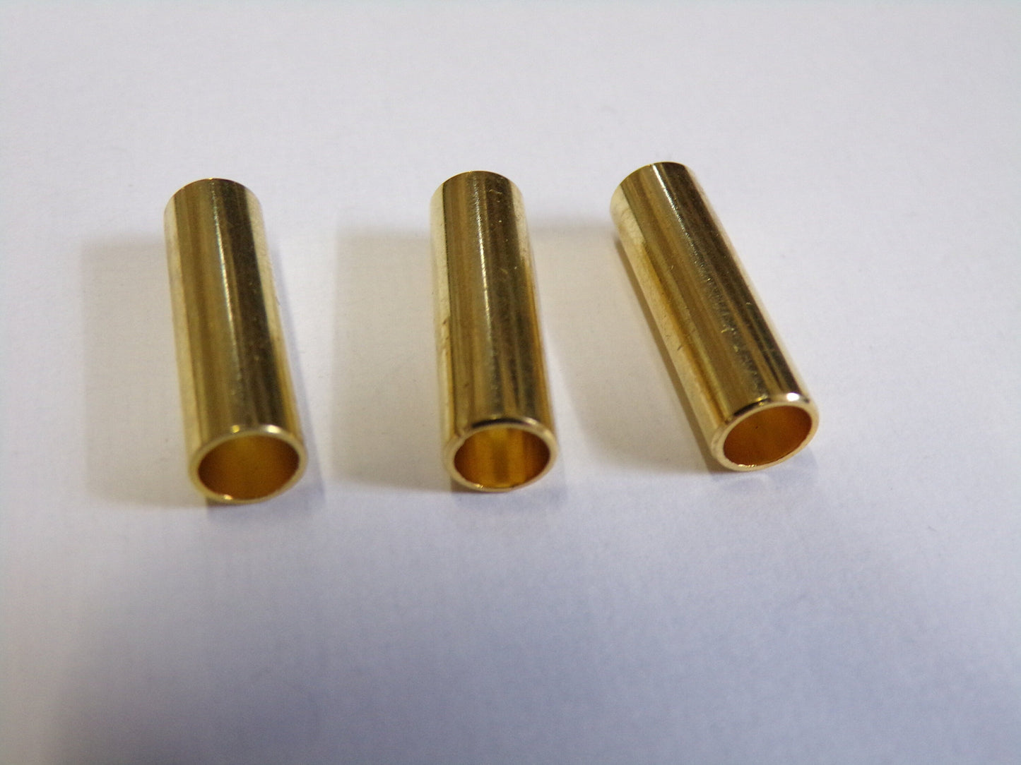 4pcs, Metal Gold Tube Beads, 20mm Tube Beads, Metal Beads, Metal Gold Tube, Metal Noodle Beads