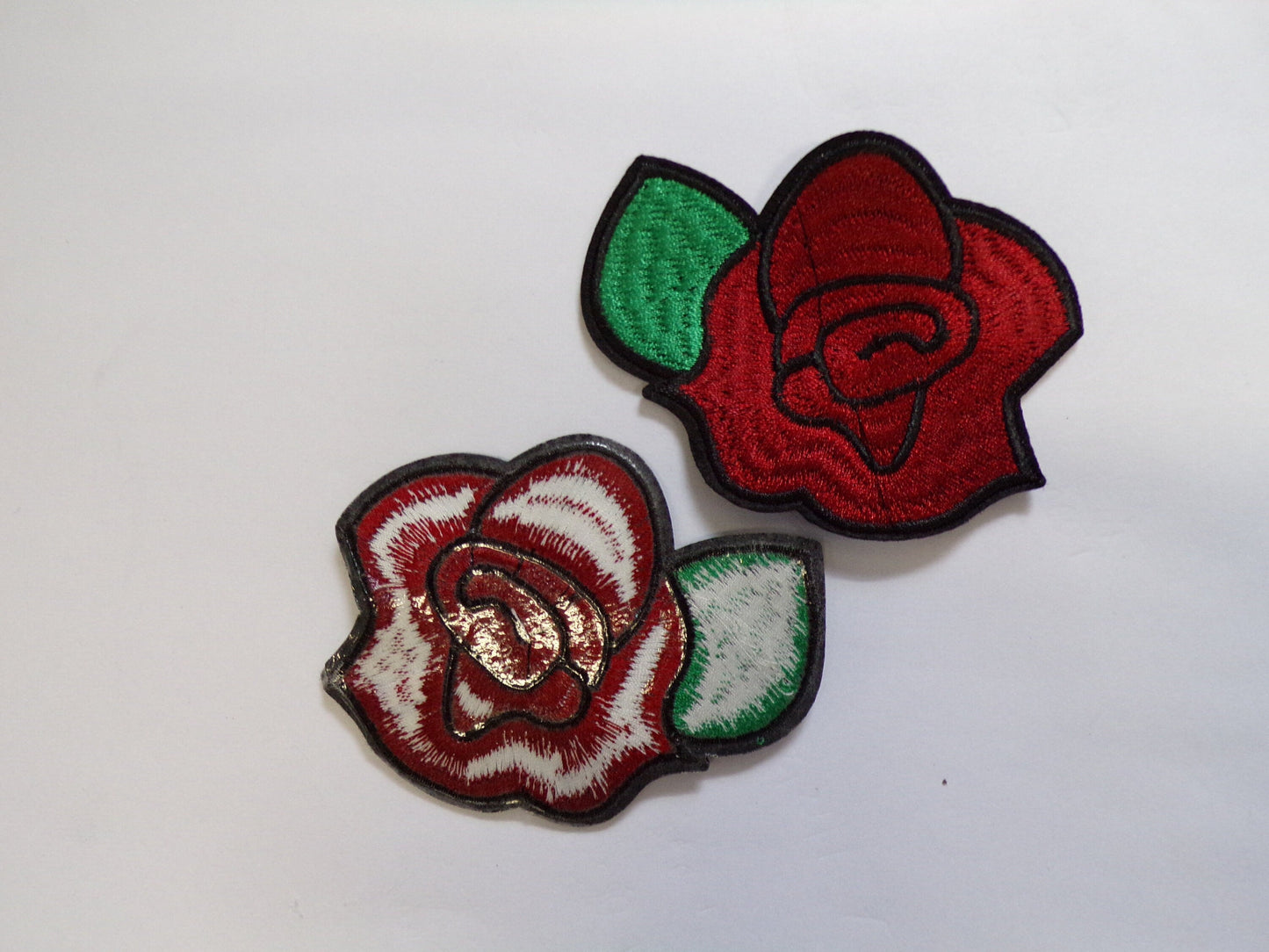 Rose Motif Fancy Appliques, Iron on Embroidered Patch, Sewing Patch, Glue on Patch