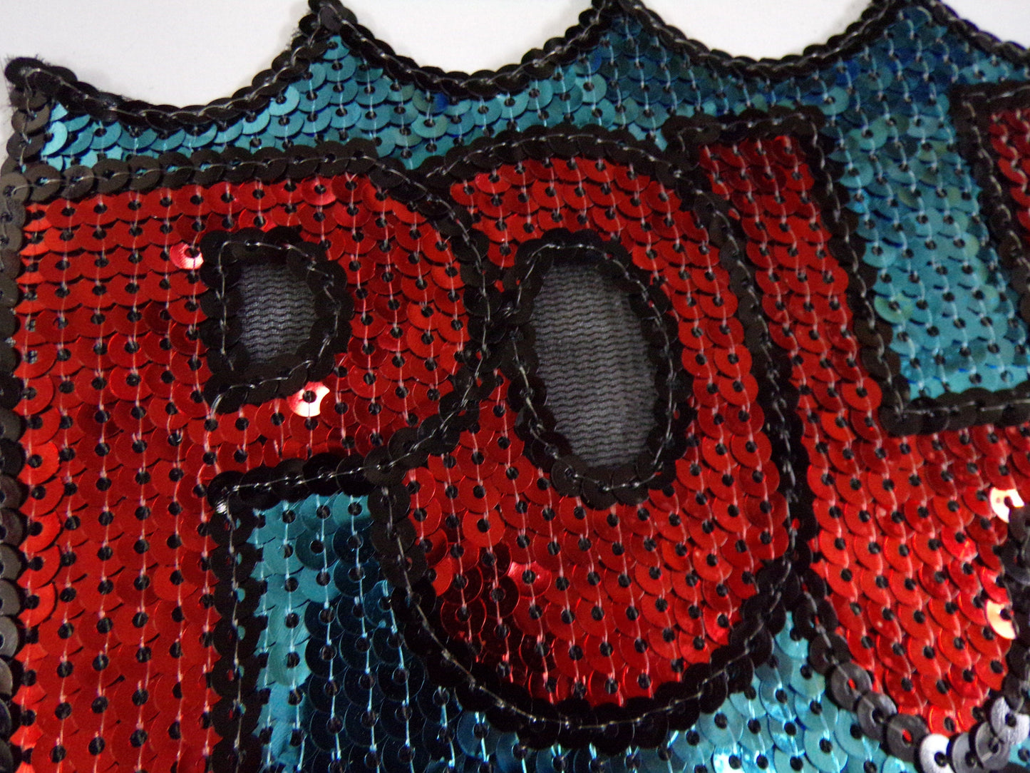 Sequins Fancy Applique, Sequins Patch, Clothing Decor, Iron on Patch, Sewing, Craft, comic, comic patch,