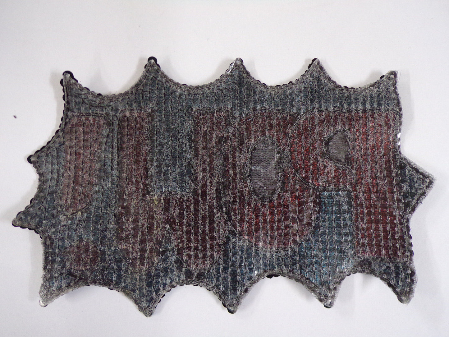 Sequins Fancy Applique, Sequins Patch, Clothing Decor, Iron on Patch, Sewing, Craft, comic, comic patch,