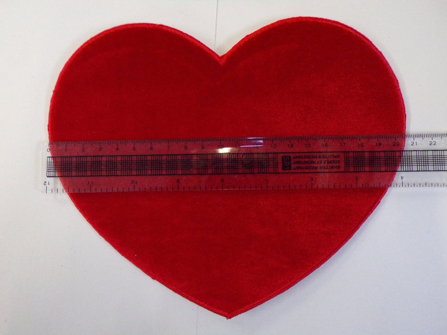 Large Velvet Heart Applique, Iron on Heart Patch, Velvet Heart, Decor, Sewing, Valentines, heart patch, heart, red heart, love heart