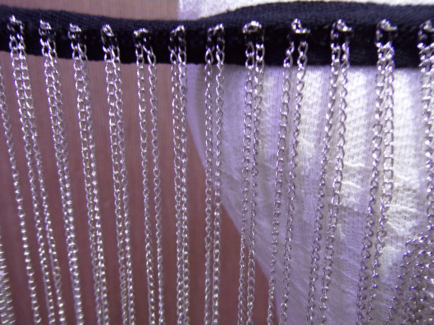 Silver Fringe Chain Trim, Sewing, Craft, Dancewear, Party, Home Decor, Bag, Decoration, chain fringe, fringe, chain, couture fringe, dance