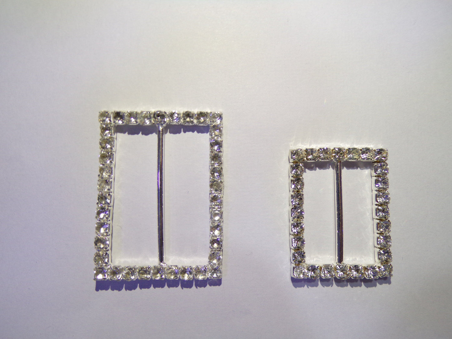 Silver Diamante Buckles ,Rhinestone Crystal Metal Buckle, Belt Buckle, Bag Buckle, Bridal, Decor, Sewing, Craft