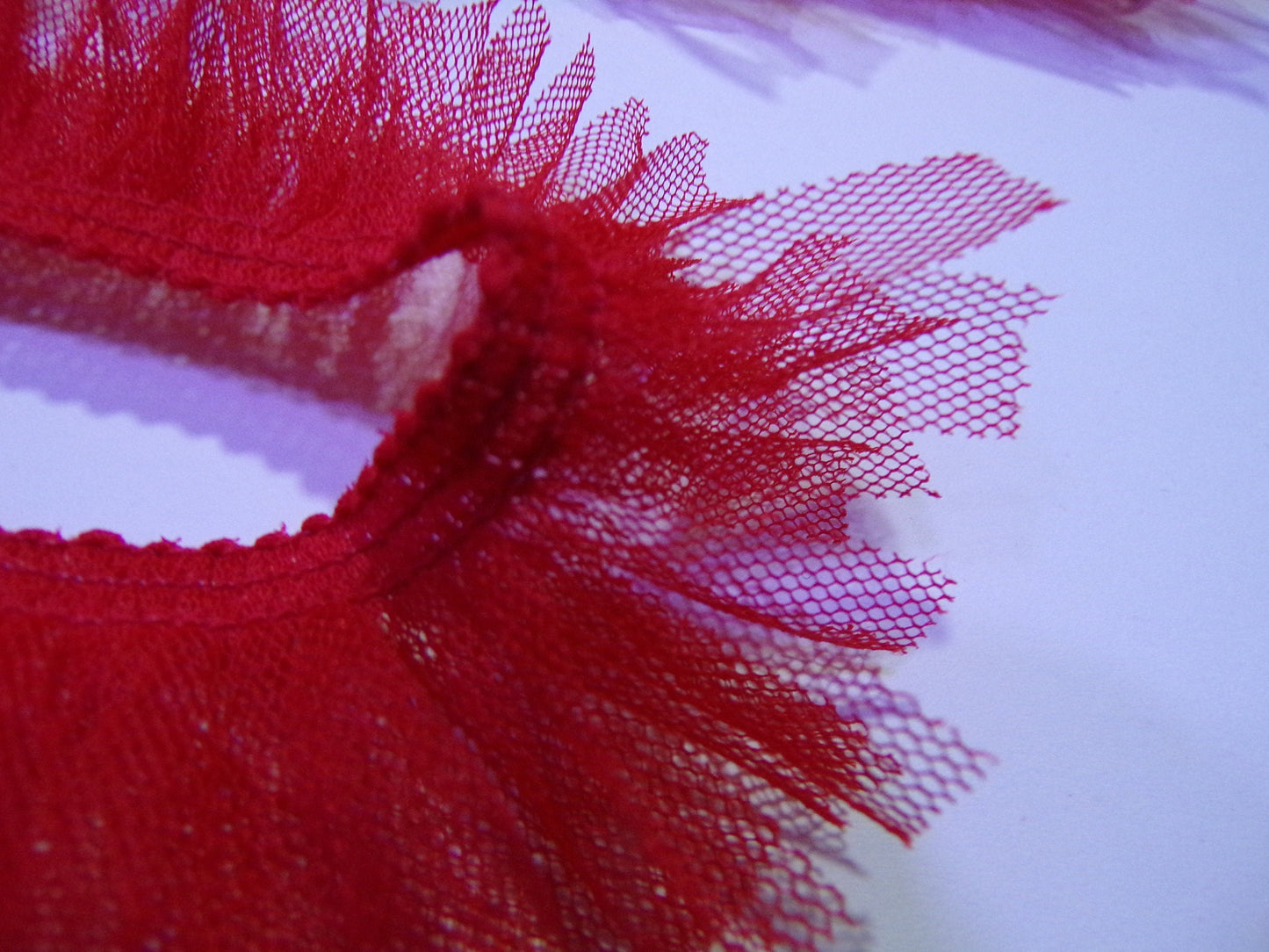 Elasticated Mesh Trim, Elastic Lace Trim, Mesh, Elastic, Lingerie, Dancewear, Home Decor