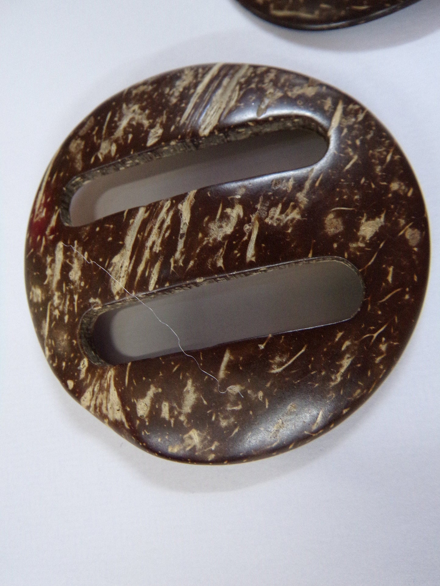 1pcs Coconut Light Weight Buckle, Natural Buckle, Macrame rings, Knitting, Sewing, Craft