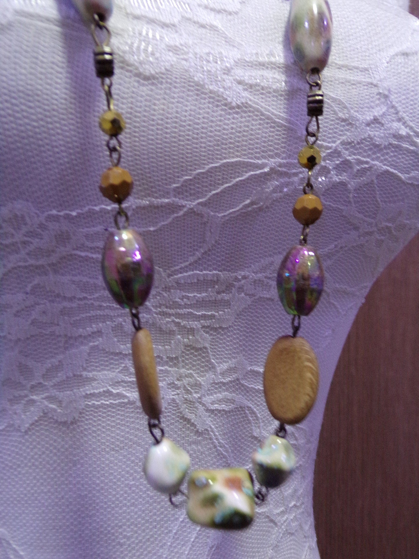 Vintage Style Long Necklace, Chain Necklace, Vintage Jewellery, Necklace