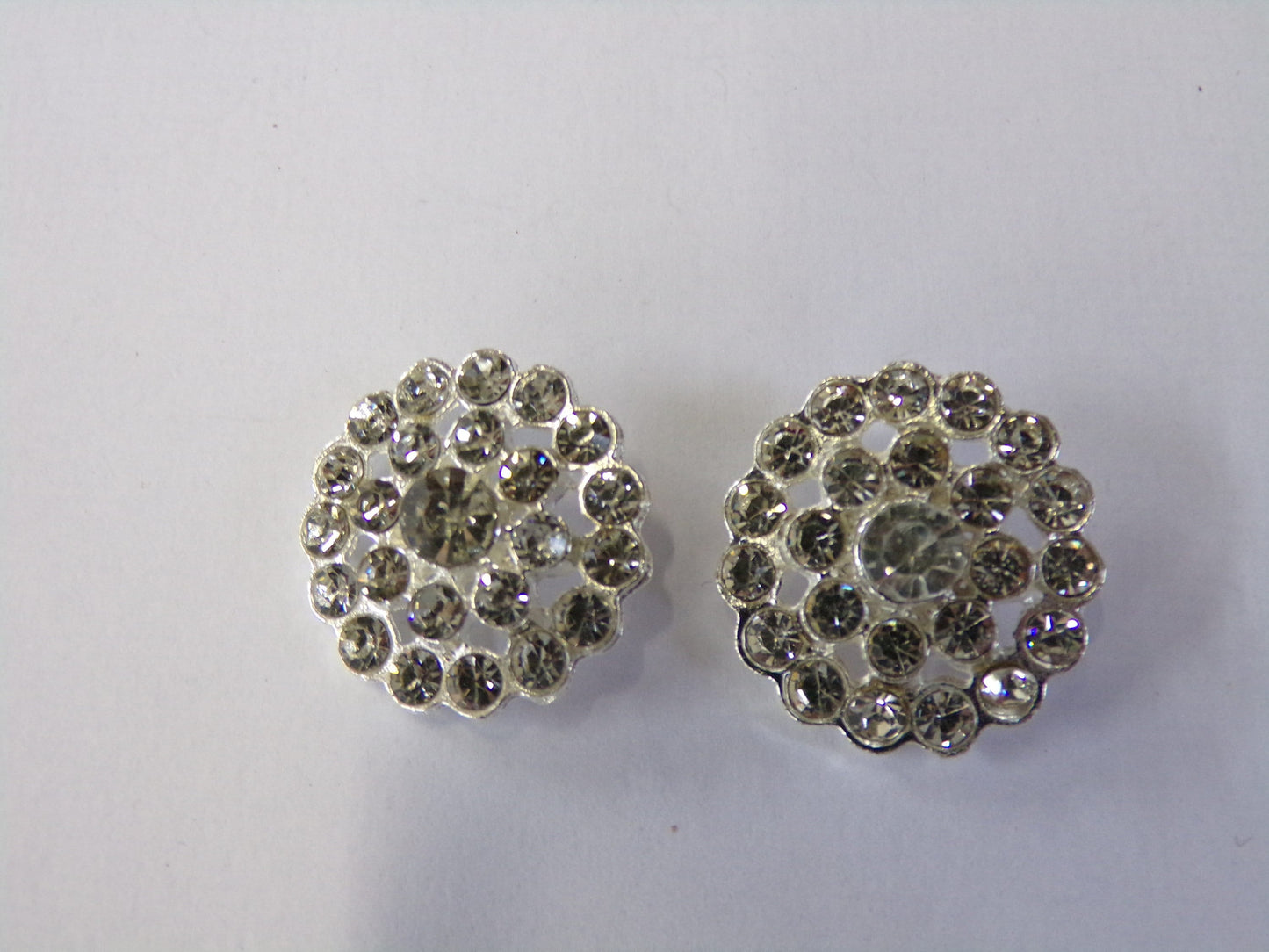 20mm Rhinestone buttons, Bridal Buttons, Fashion Diamante button, Crystal Buttons, Shank Buttons, Sewing Buttons, crystal buttons, diamante