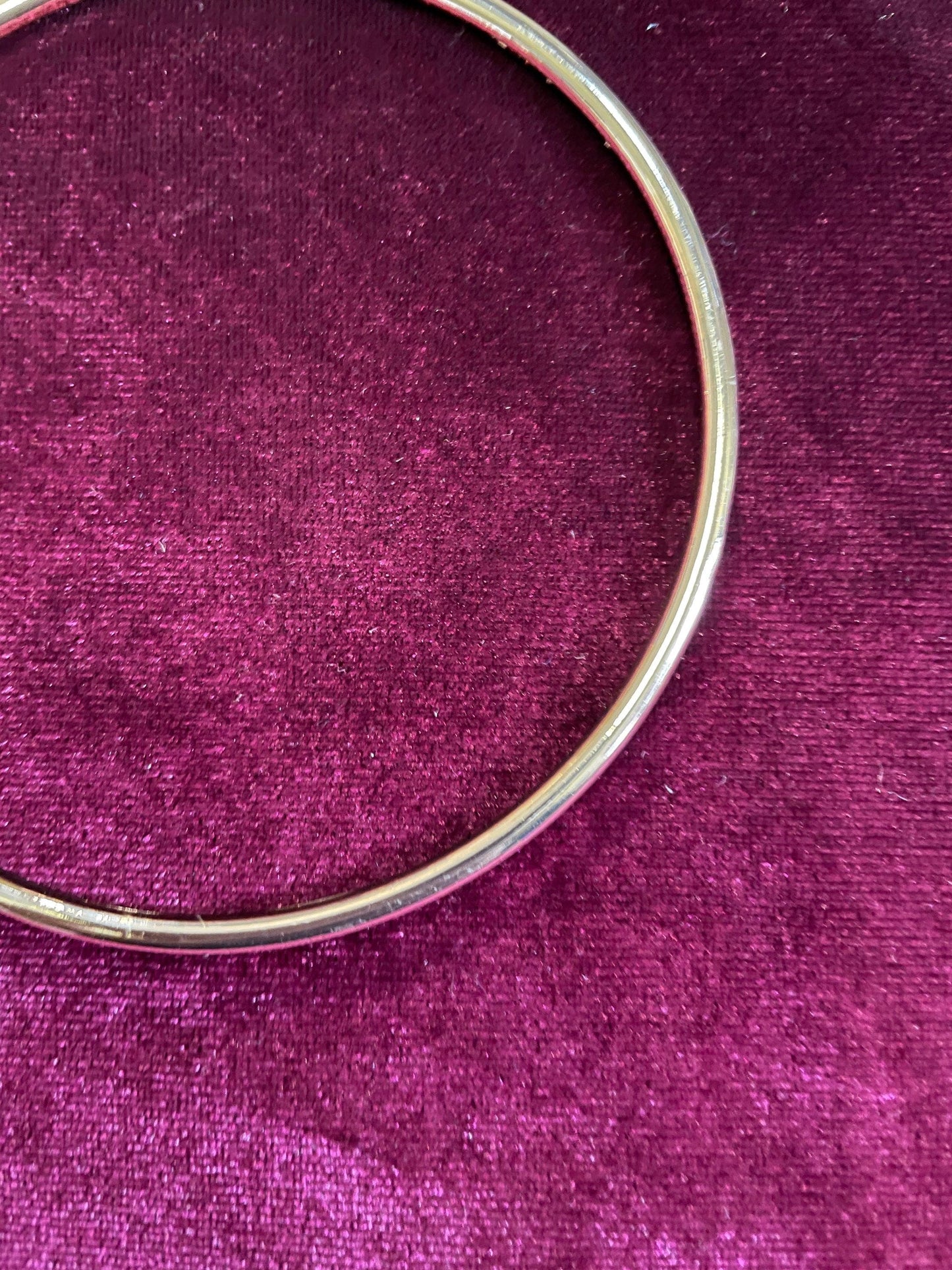 8.5cm diameter ring, large ring, gold ring, metal hoop, metal ring