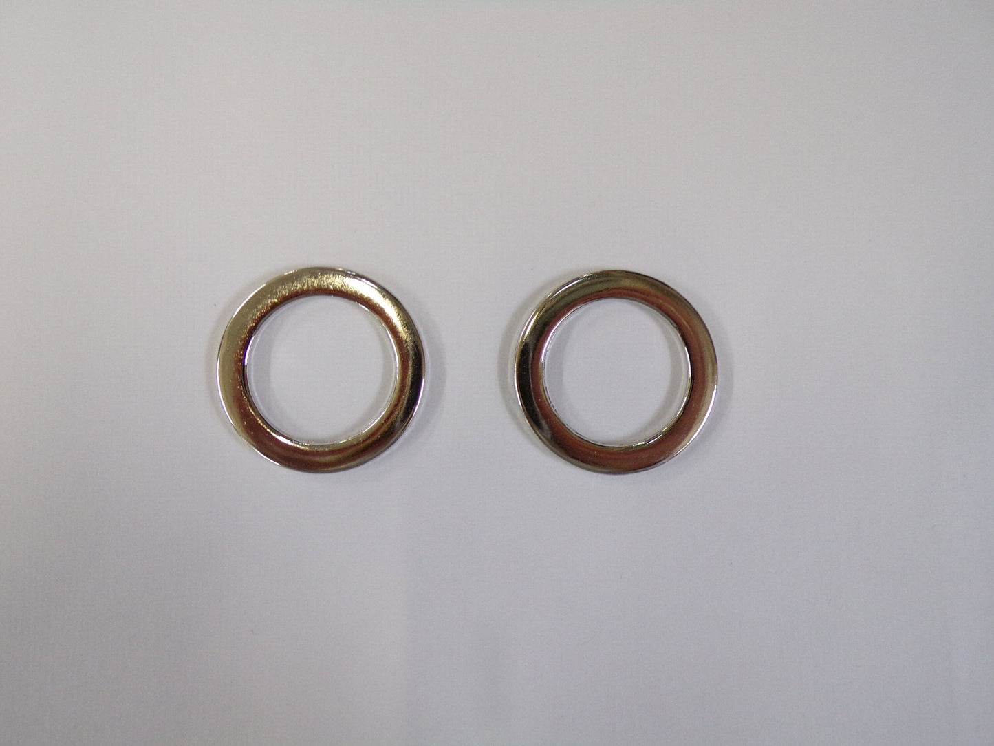 25mm, 50mm, Silver Metal Flat rings, Solid Metal Hoop Rings, Metal rings, Metal hoops, Napkin rings, Swimwear rings, metal buckle