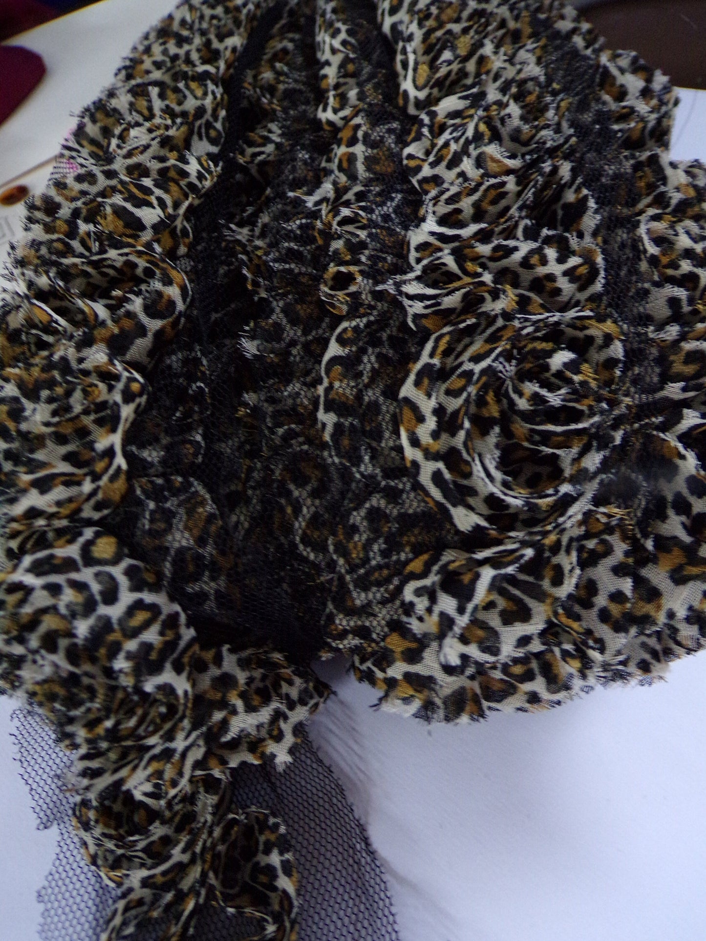 Rose Mesh Tape, Organza Rose Tape, Floral Trim, Furnishings, Sewing, Craft, 3d Rose Tape