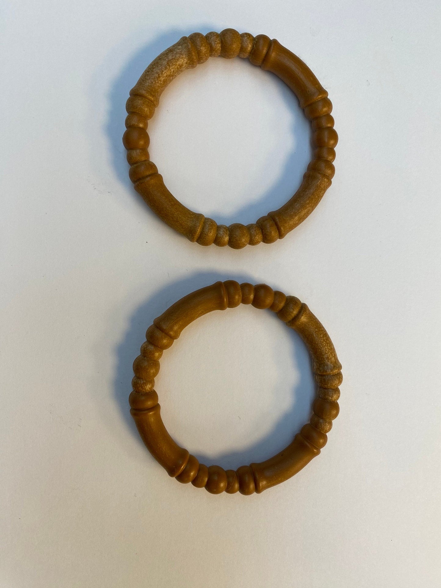 Wood look rings, 7cm, Rings, Crafts