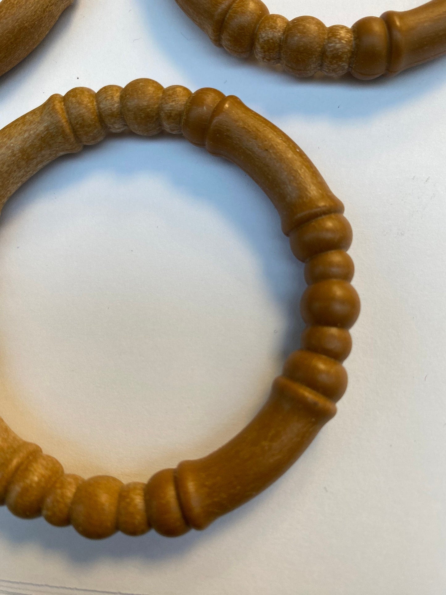 Wood look rings, 7cm, Rings, Crafts