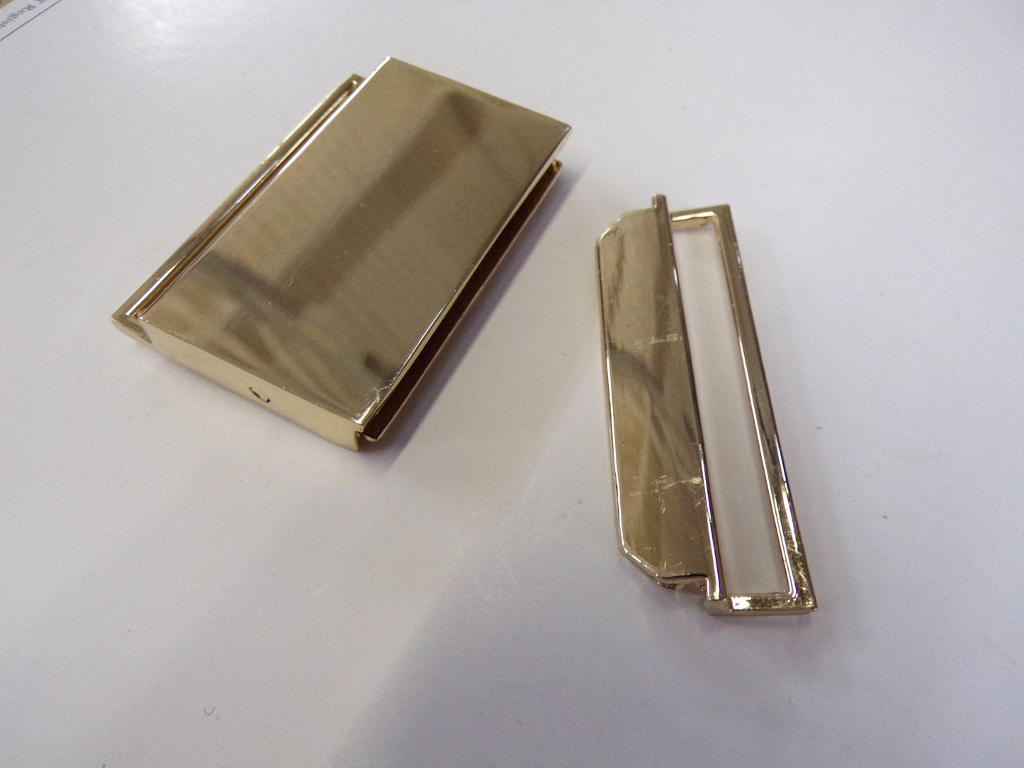 Gold Metal Buckle, Metal Clip Buckle, Belt Buckle, Couture buckle, Sewing, Craft,