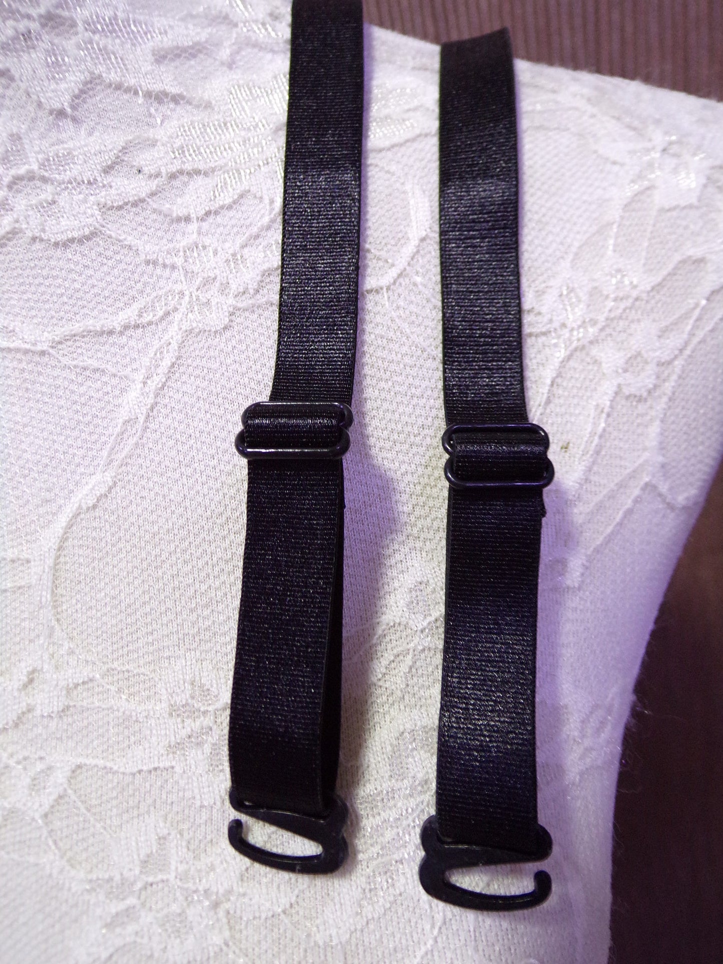 14mm Black Bra Straps, Bra Straps, Straps for Lingerie, Tops, Underwear, Swimwear, bra accessories, straps, detachable bra straps