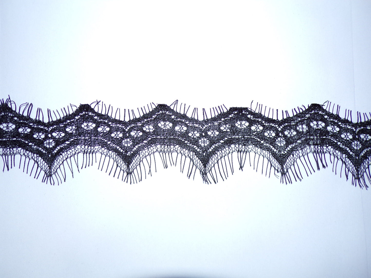 5.5cm wide Delicate Lace, French Lace, Eyelash Black Lace, Lingerie lace, Decorative Lace for Sewing, Craft, Dress, Top