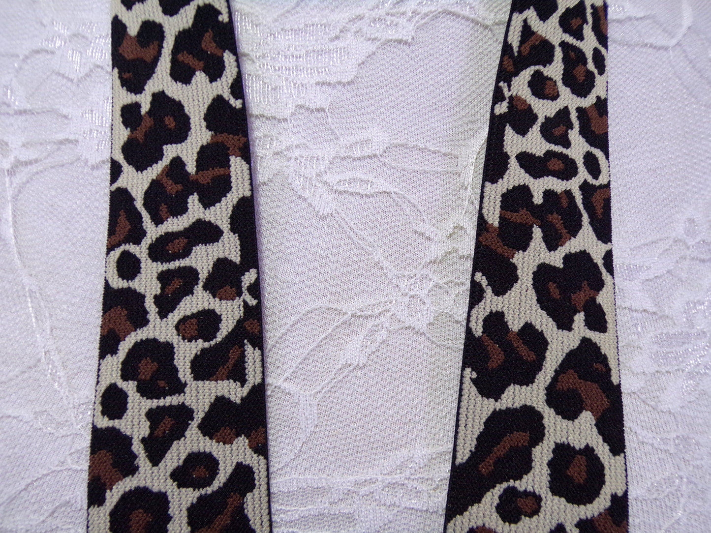 4cm Soft Elastic, Leopard Elastic, Fancy Elastic for Sewing, Craft