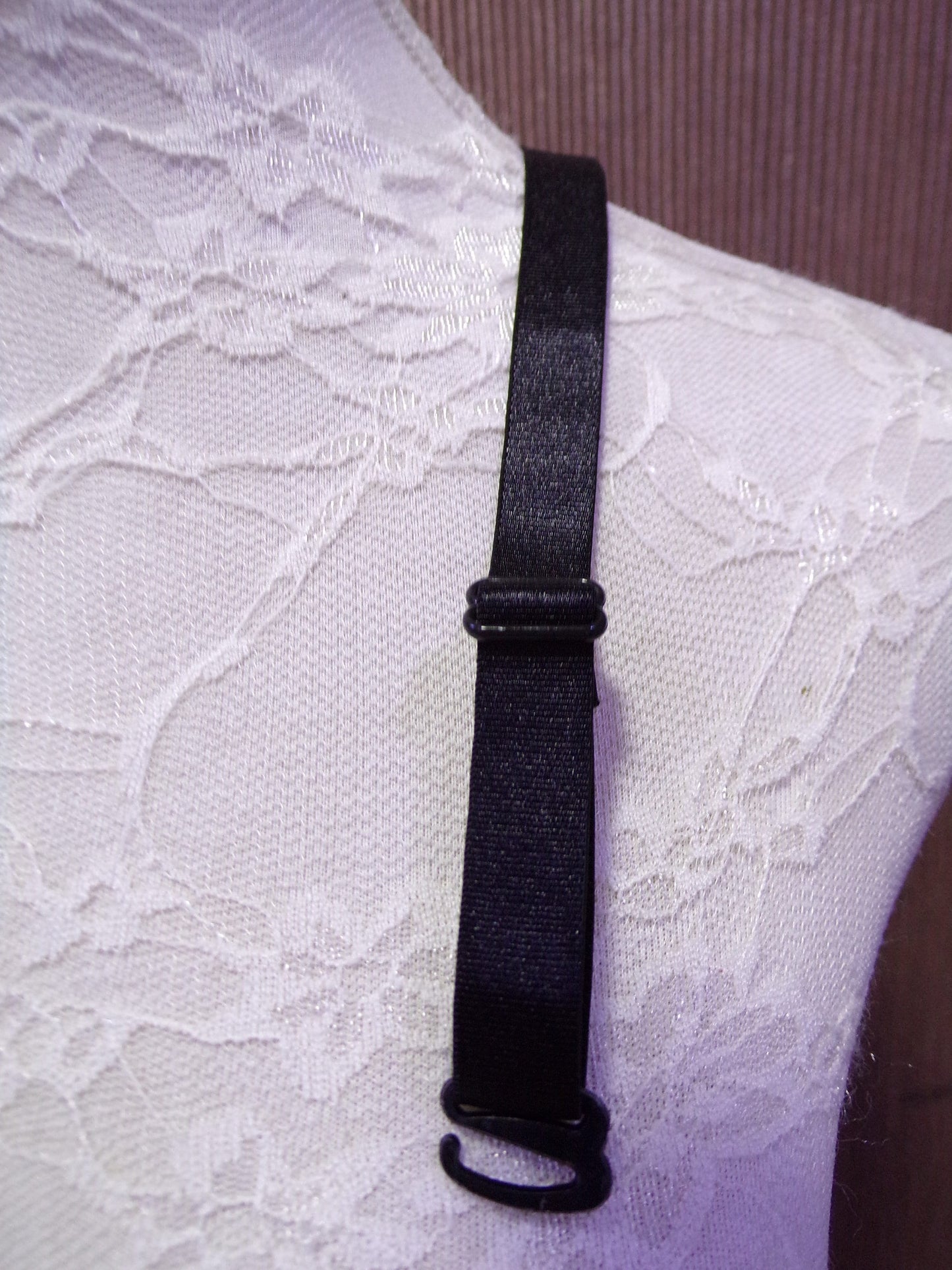 14mm Black Bra Straps, Bra Straps, Straps for Lingerie, Tops, Underwear, Swimwear, bra accessories, straps, detachable bra straps
