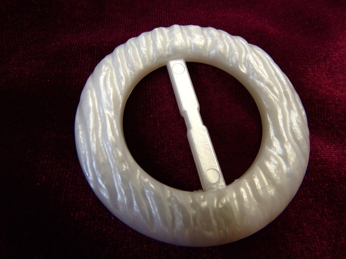 Slide 30mm bar, ABS Light Weight Buckle, White Round buckles, Belt Buckle, White buckle, Fashion buckle