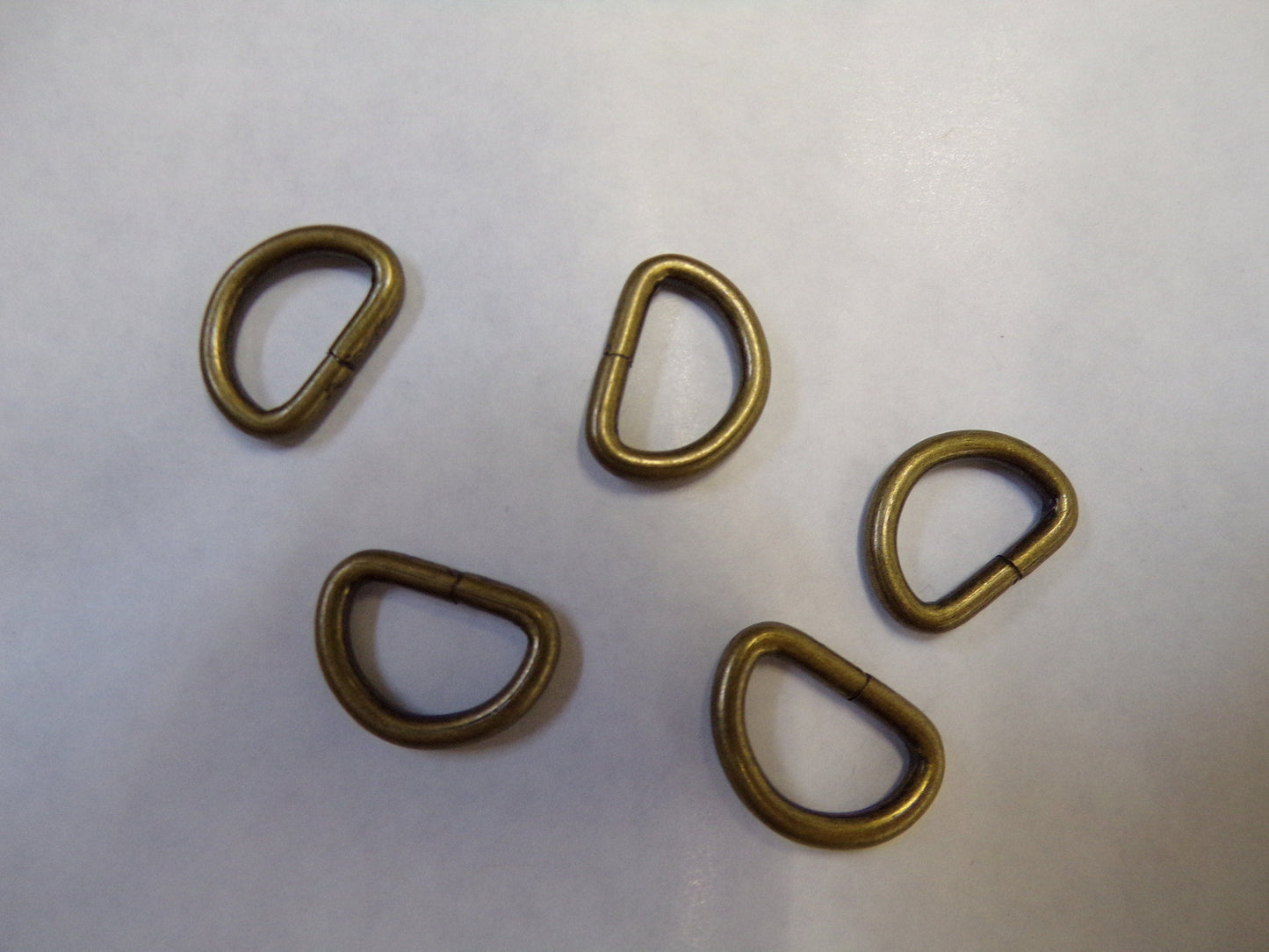 Metal D Rings 15mm, Belt Buckle, Bag Clasp Leather Craft Accessories