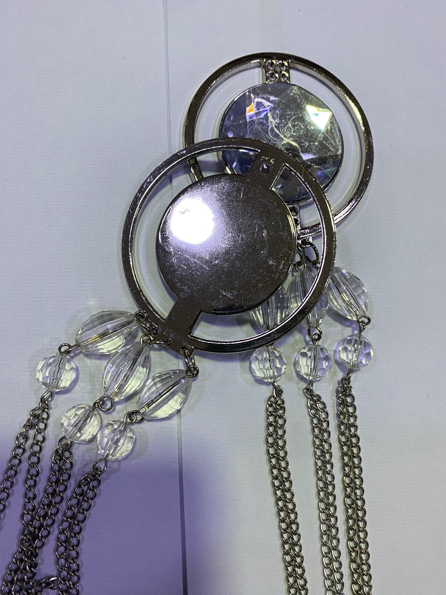 Diamanté Buckle, Plastic Chain buckle, Dangle chains