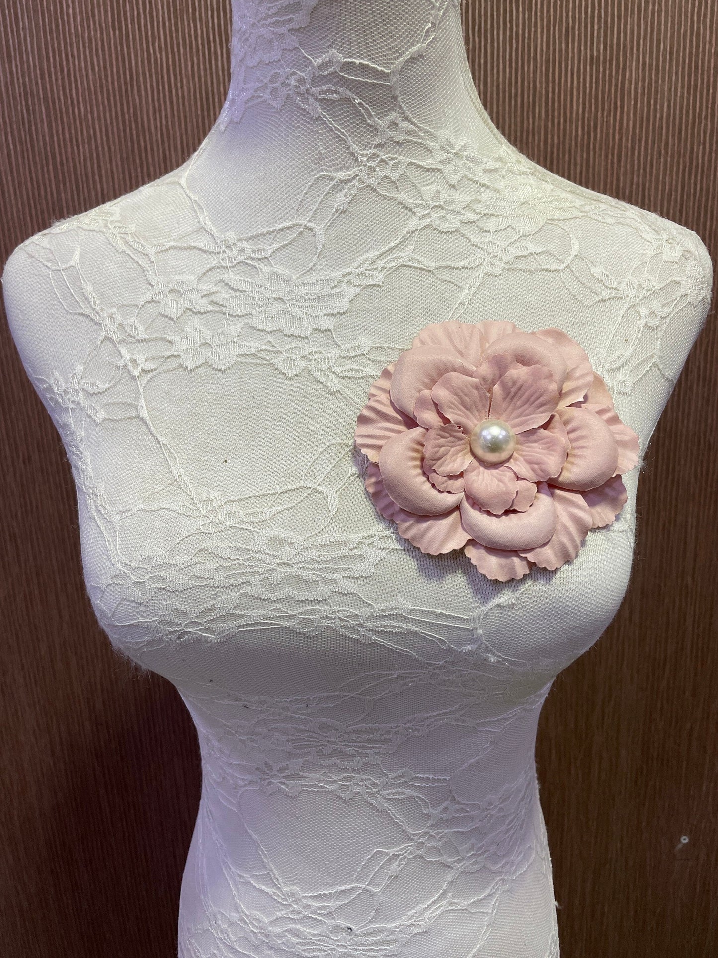 Organza Flower Brooch, Wedding Corsage, Wedding Accessories, Flowers brooche