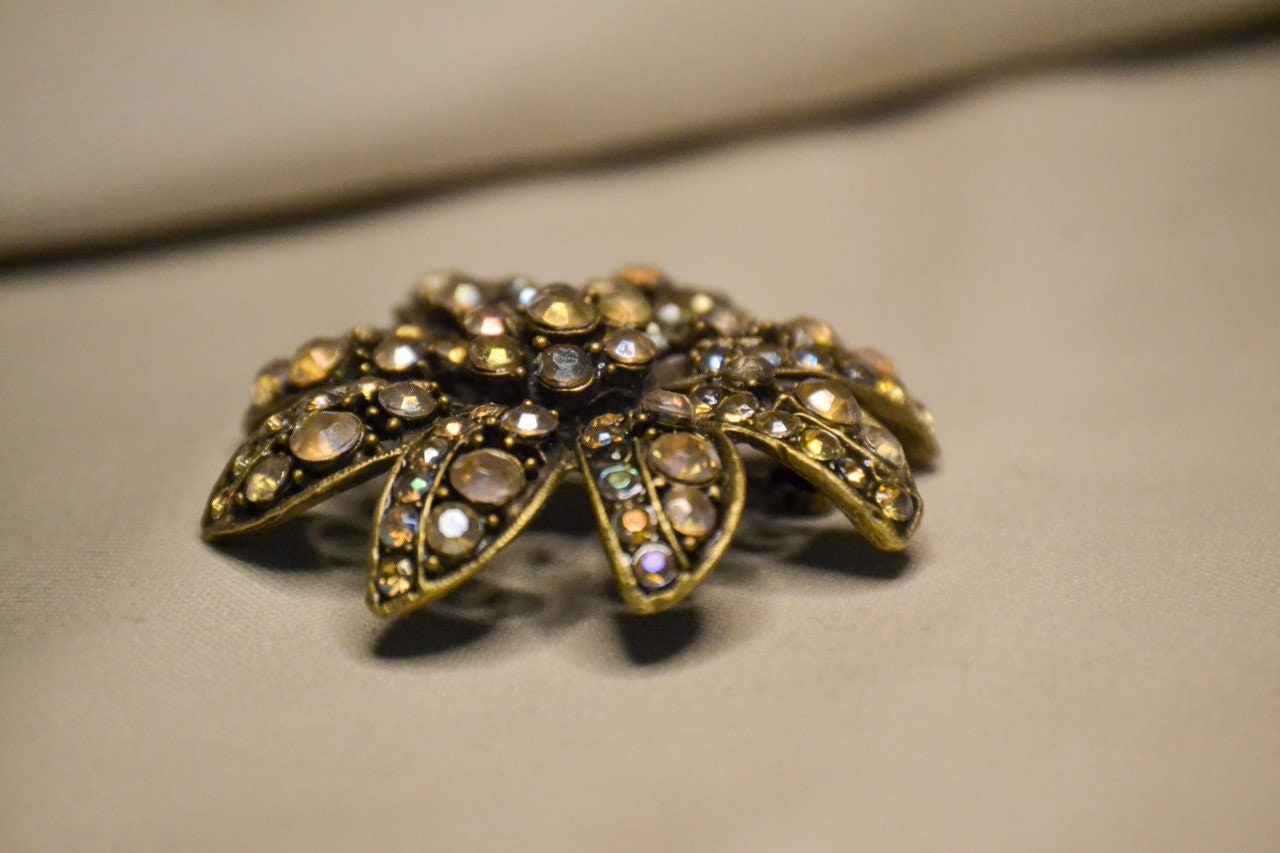 Flower Brooch Pin, Antique Brooch Pin, Brooch, Flower Brooch