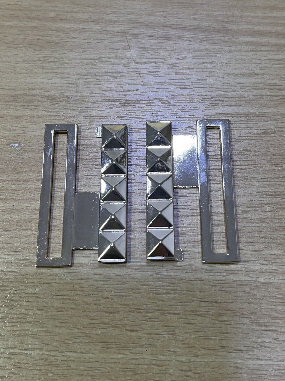 50mm Metal Gold Clasp with textured square, Metal Gold Clasp, Metal Buckle, 2 part buckle, nurse buckle, buckle